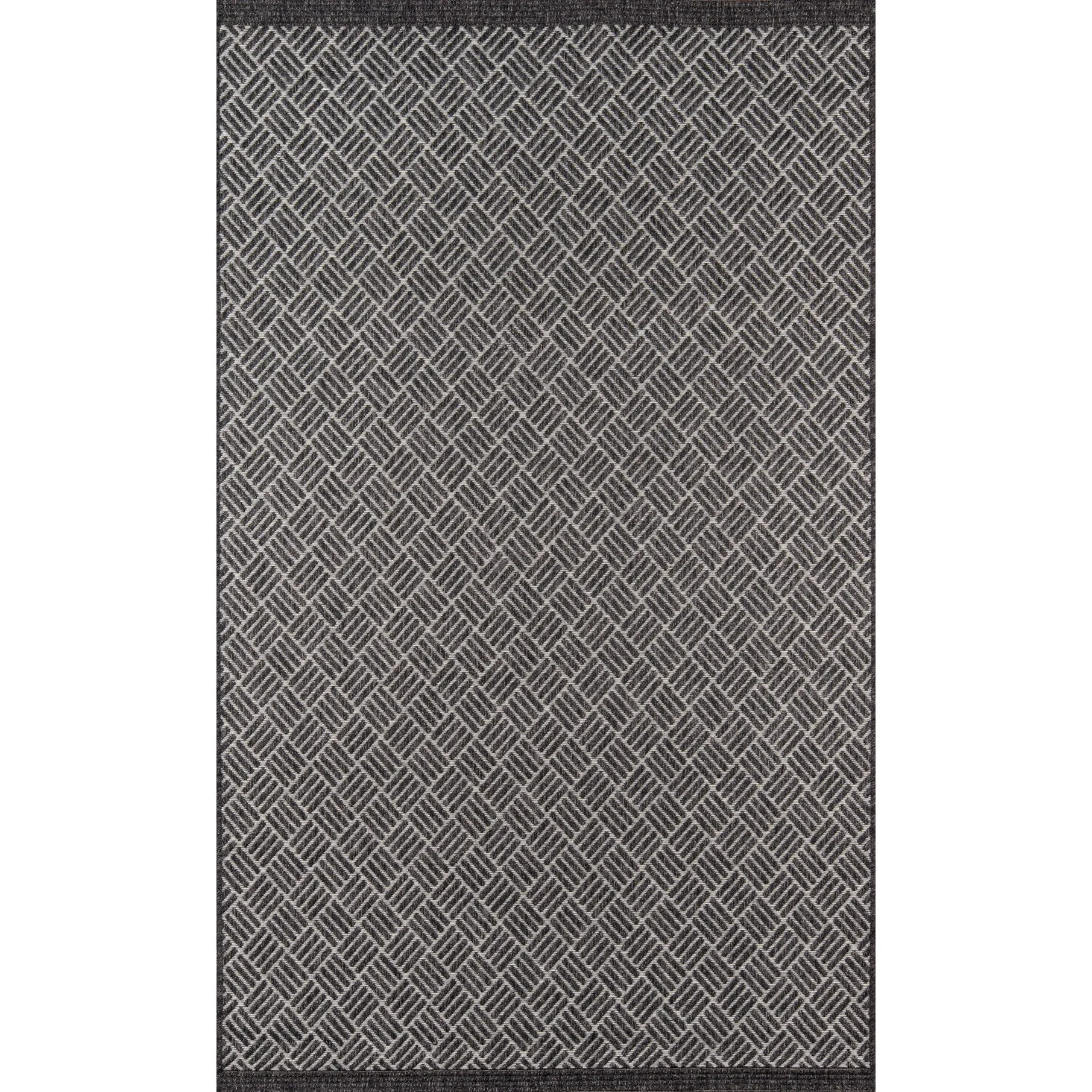 Skyline Decor Charcoal Como Rugs in Rectangle Shape - 7' X 10'