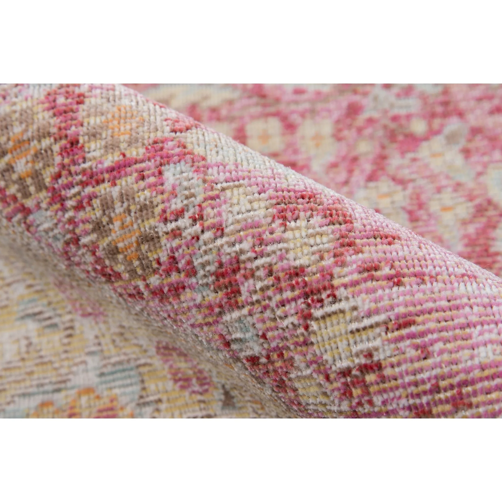 Skyline Decor Pink Isabella Rugs in Runner Shape - Big