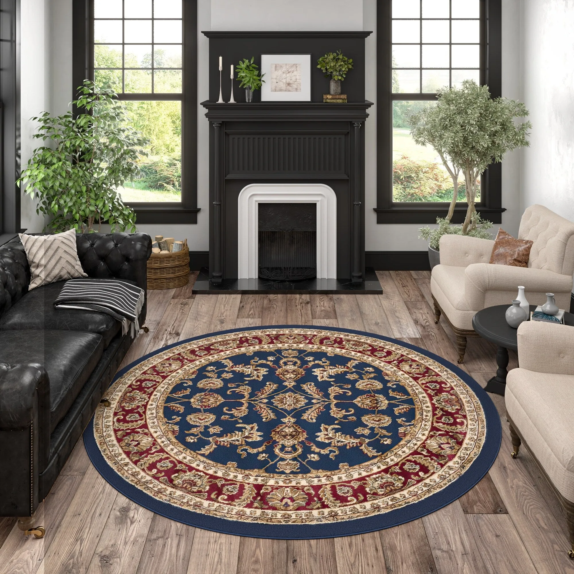 Soho Traditional Floral Indoor Area Rug