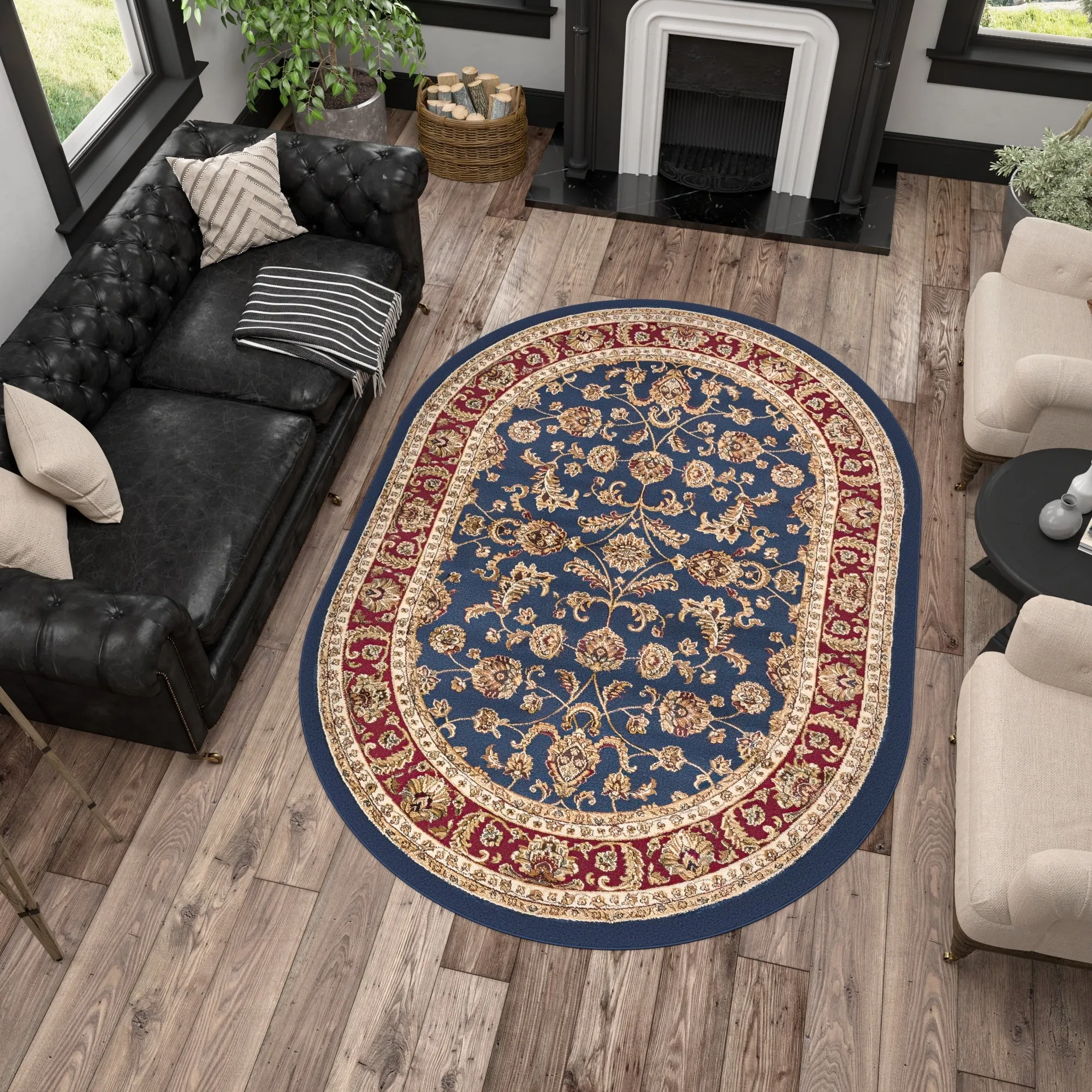 Soho Traditional Floral Indoor Area Rug