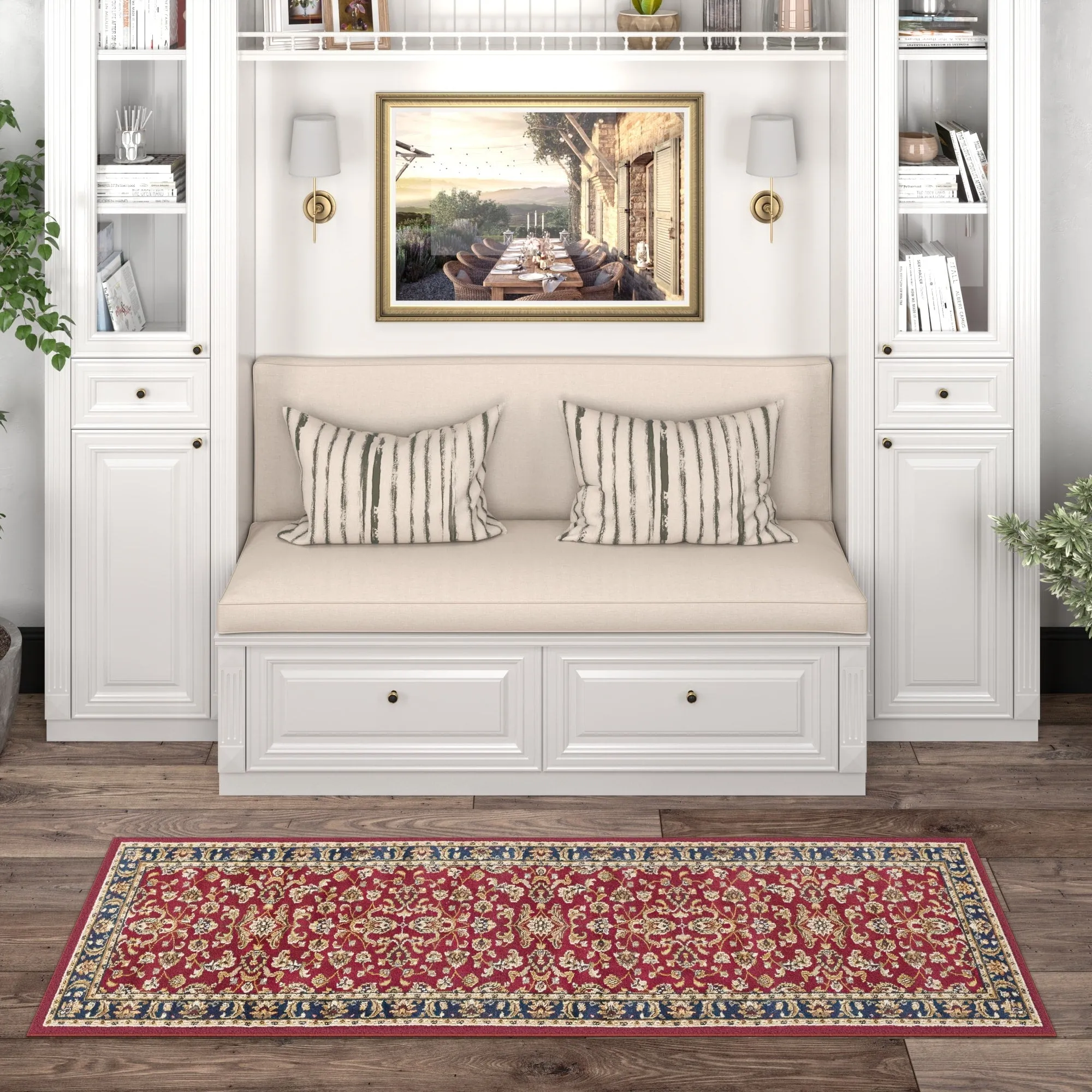 Soho Traditional Floral Indoor Area Rug