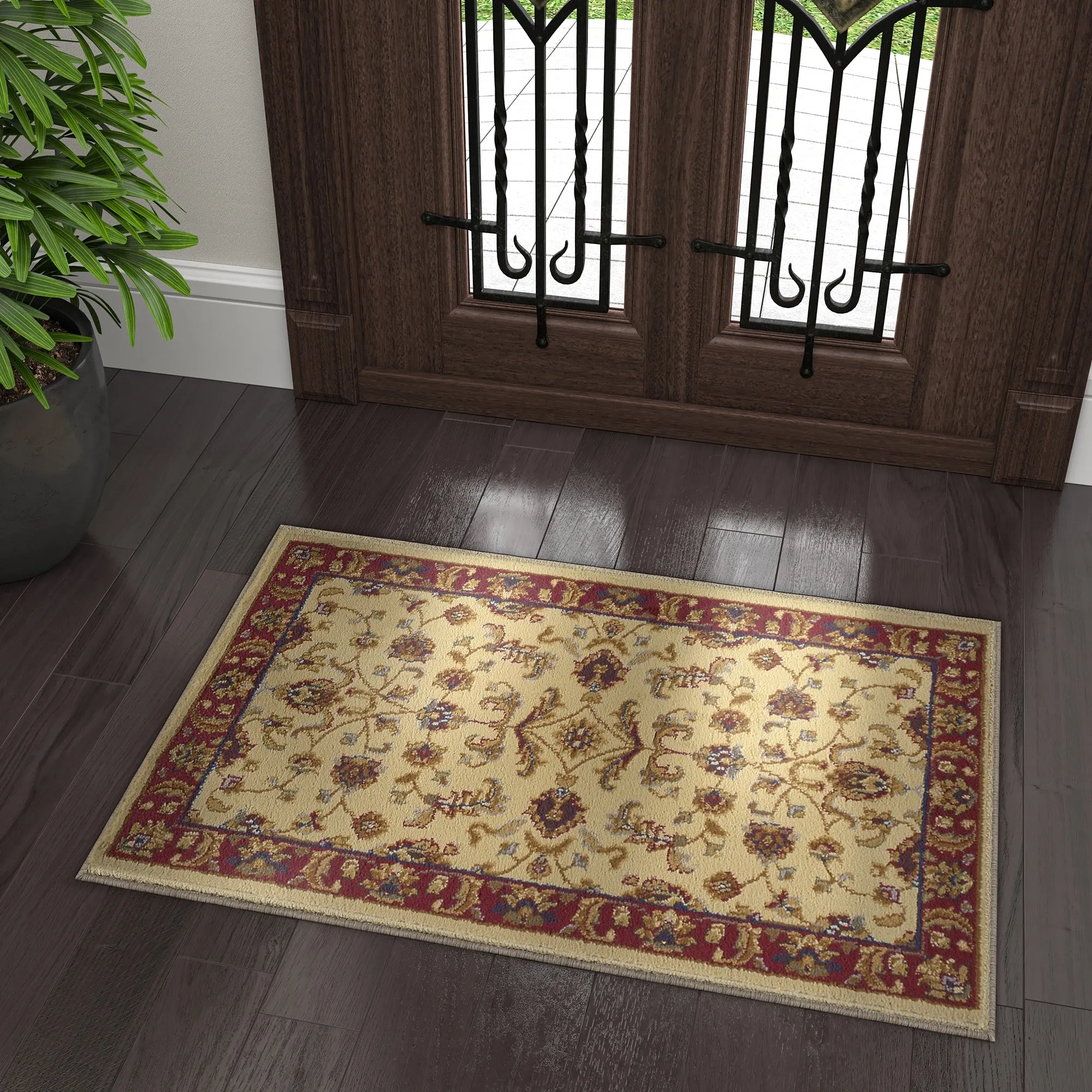 Soho Traditional Floral Indoor Area Rug