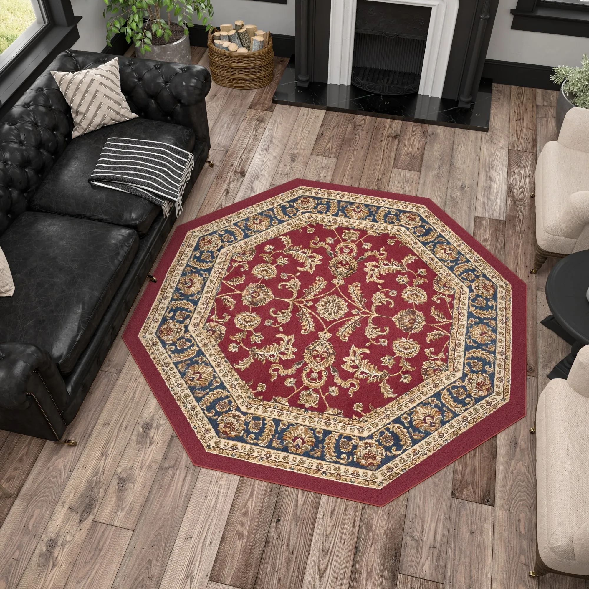 Soho Traditional Floral Indoor Area Rug