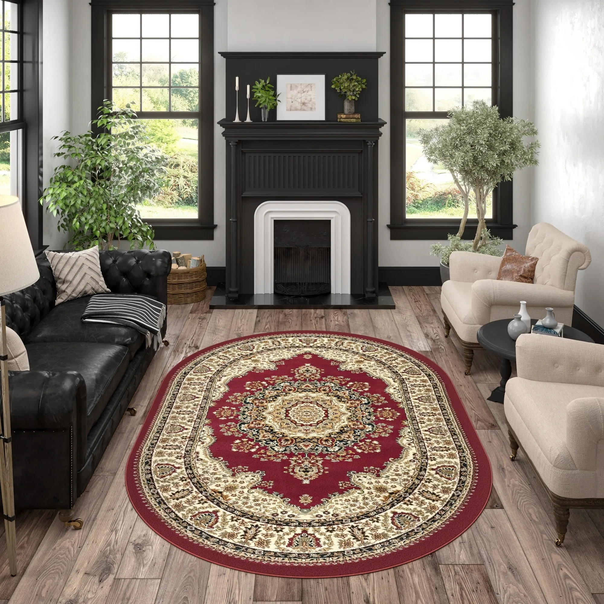 Soho Traditional Medallion Indoor Area Rug