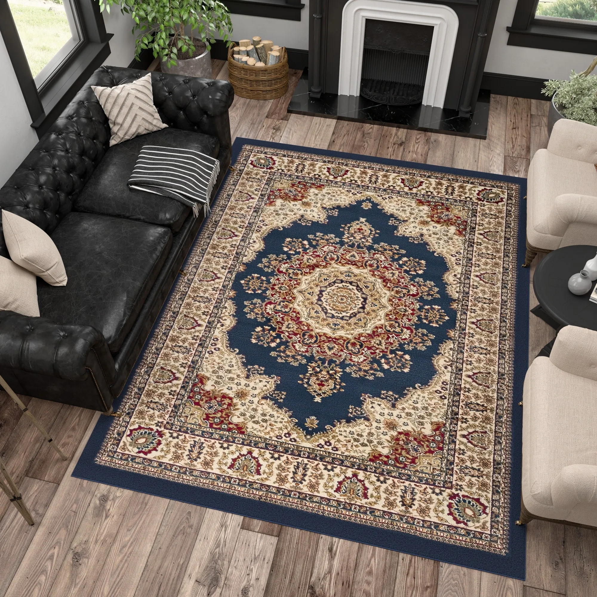 Soho Traditional Medallion Indoor Area Rug