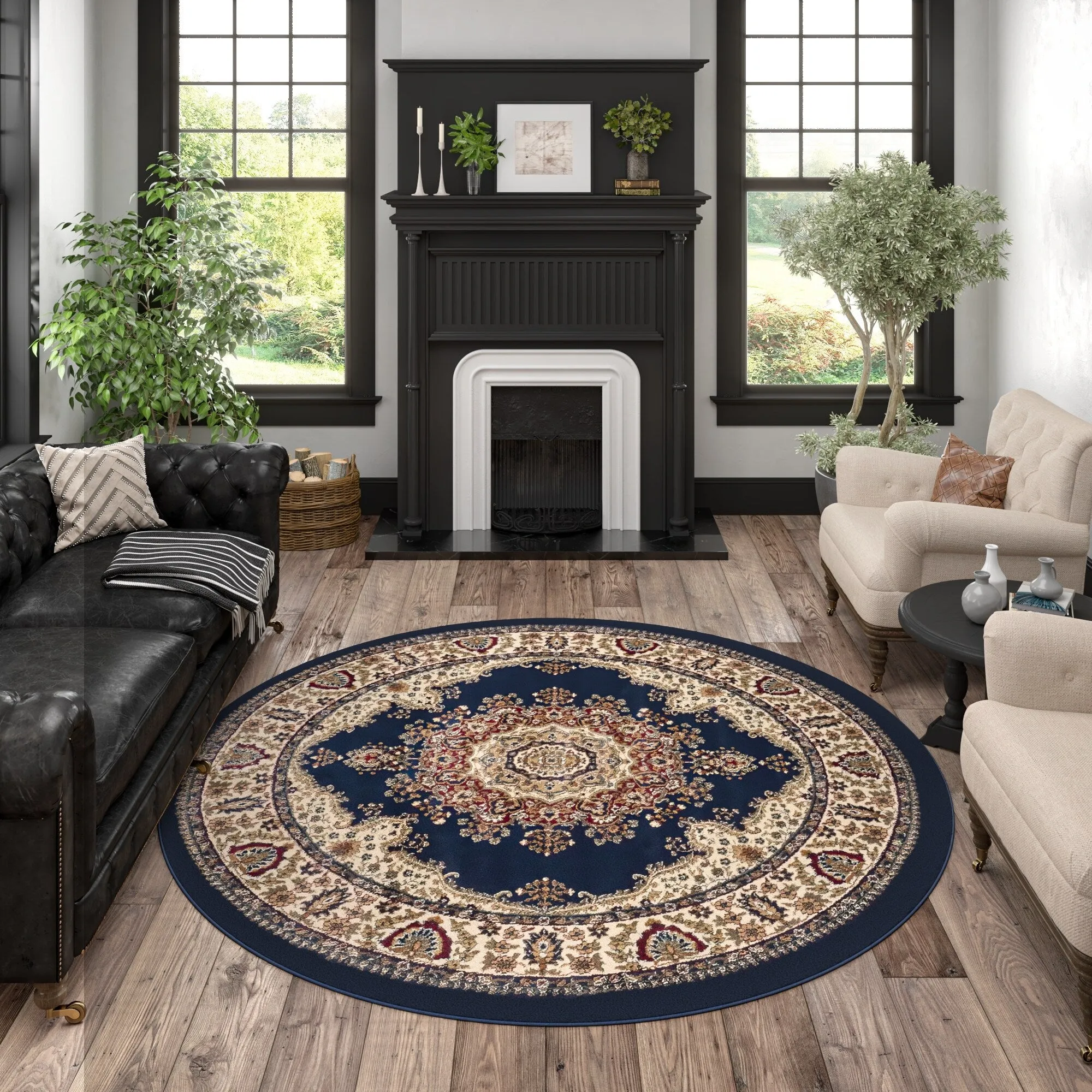 Soho Traditional Medallion Indoor Area Rug