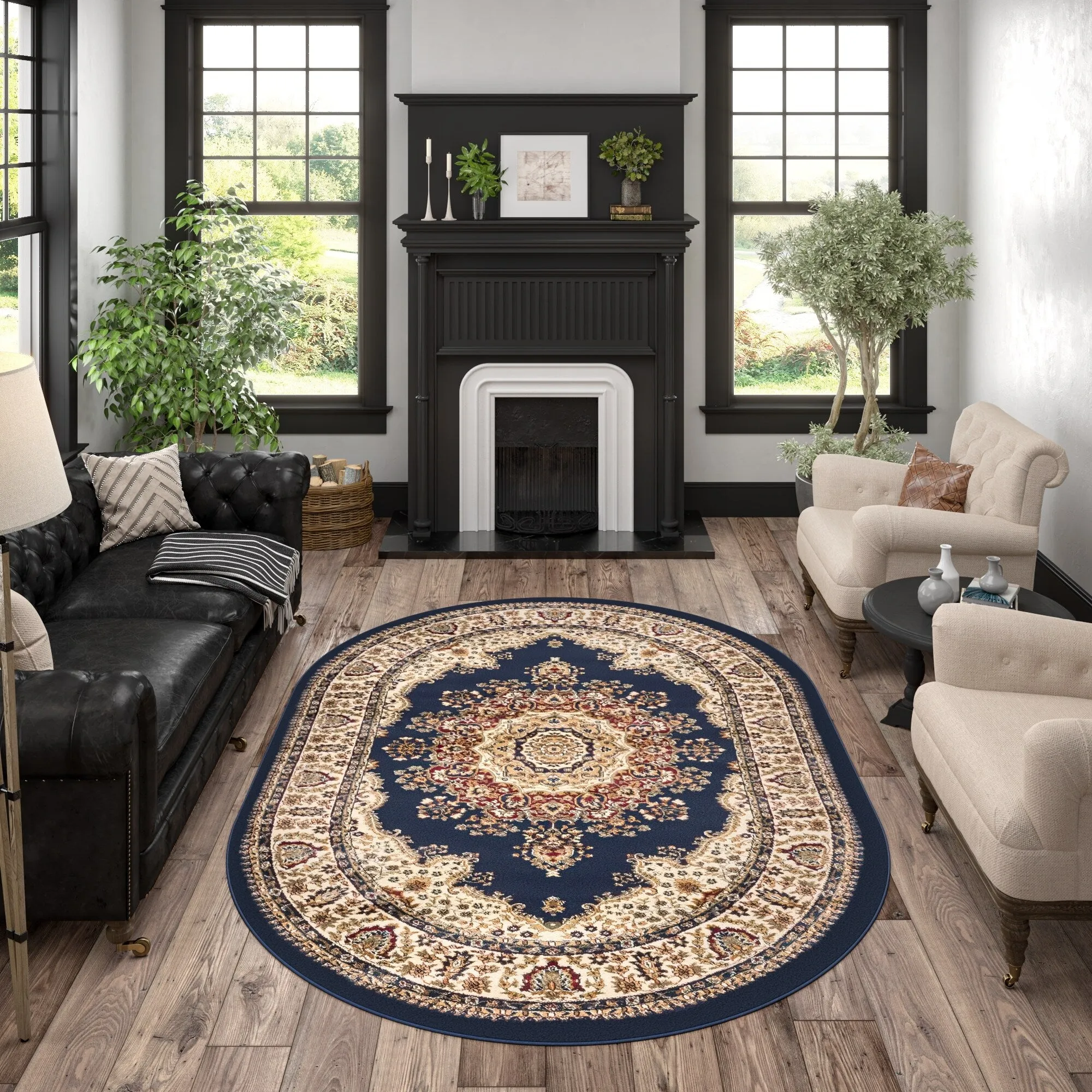 Soho Traditional Medallion Indoor Area Rug