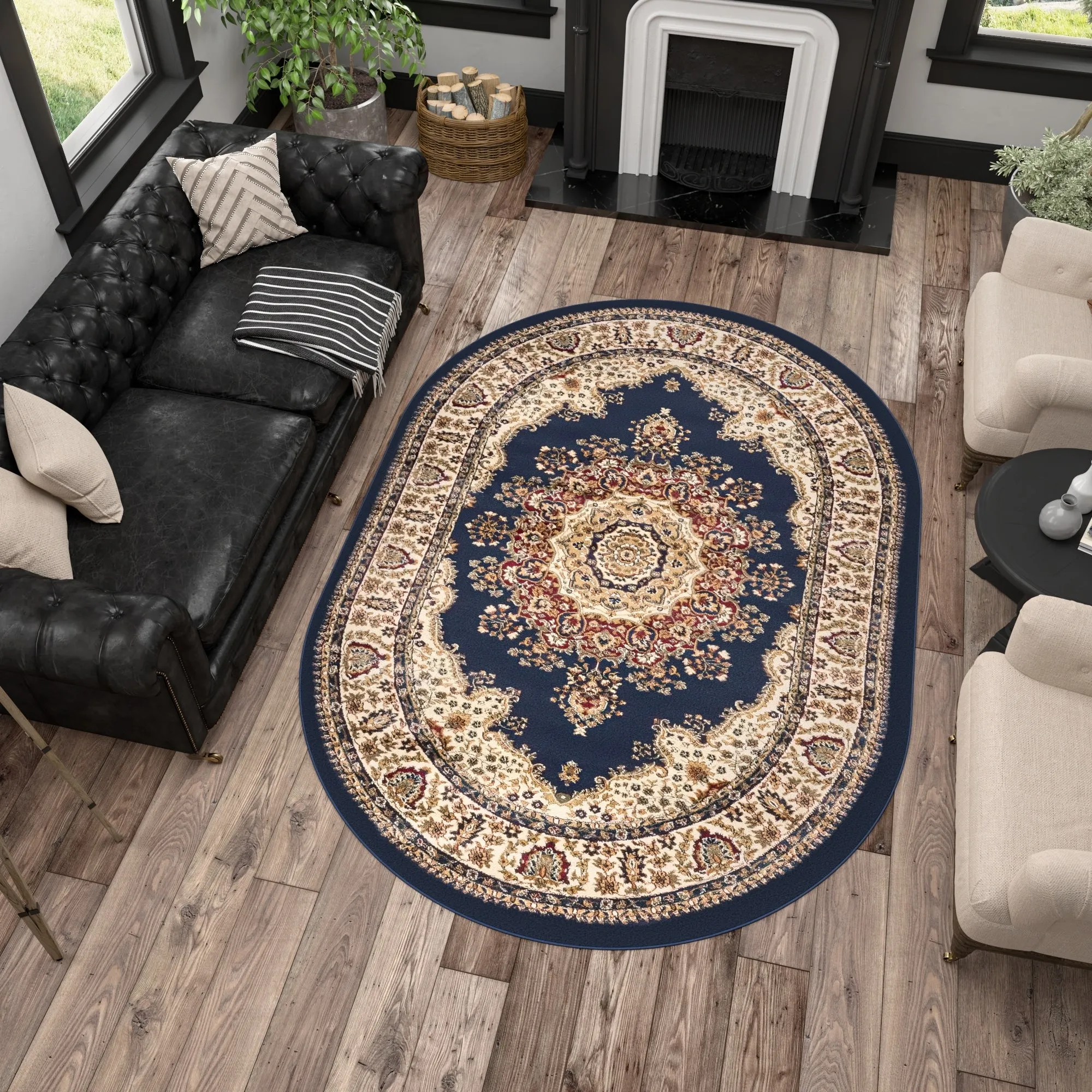 Soho Traditional Medallion Indoor Area Rug