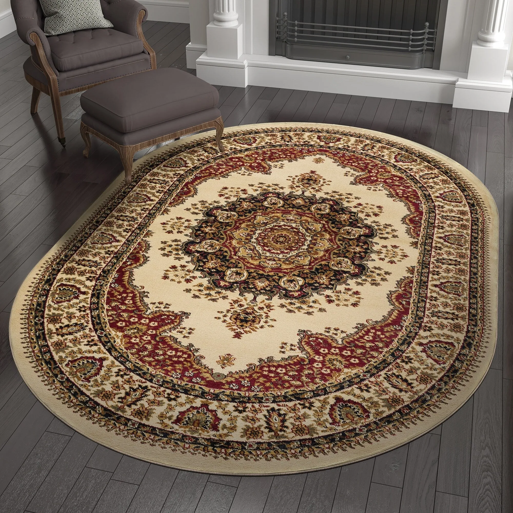 Soho Traditional Medallion Indoor Area Rug