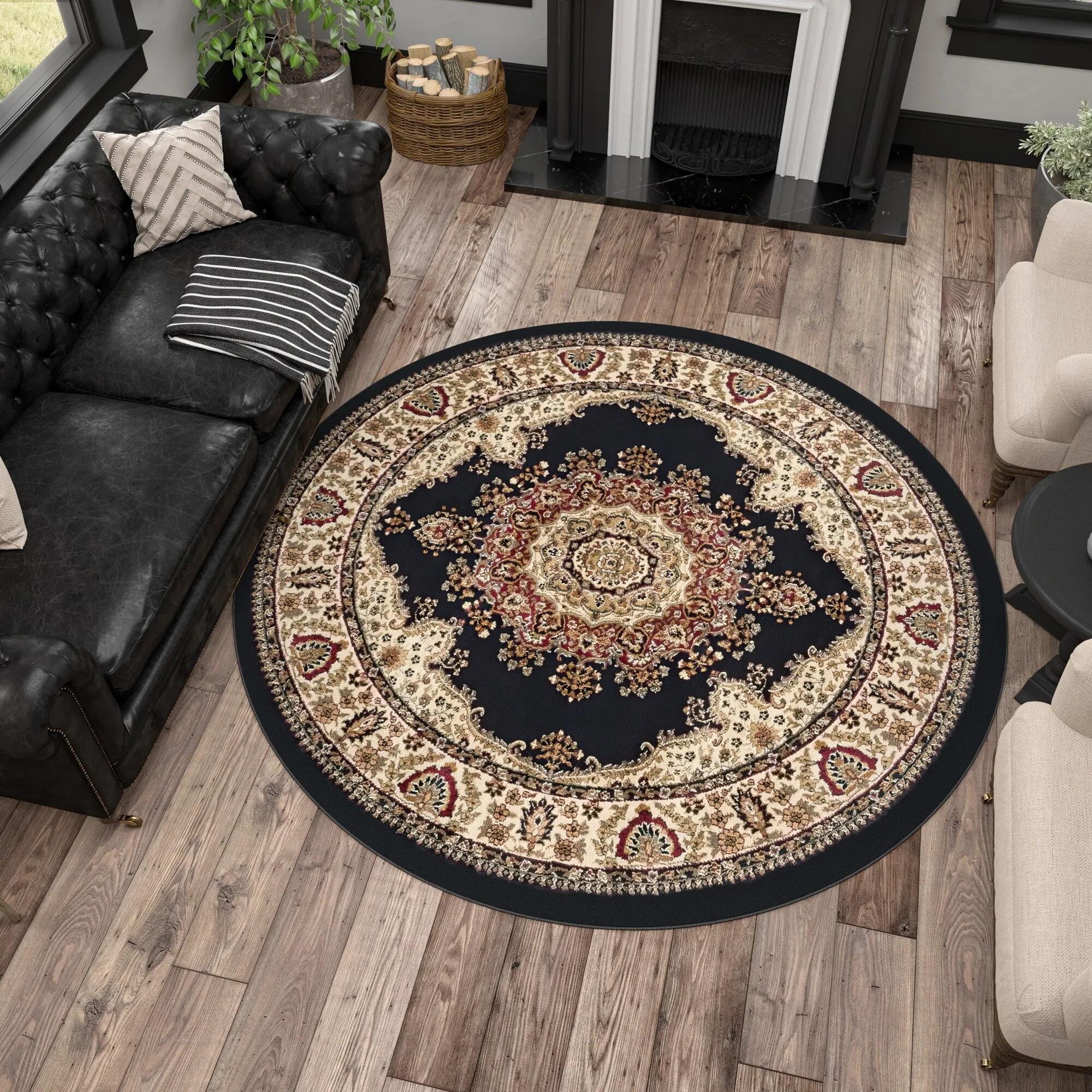 Soho Traditional Medallion Indoor Area Rug