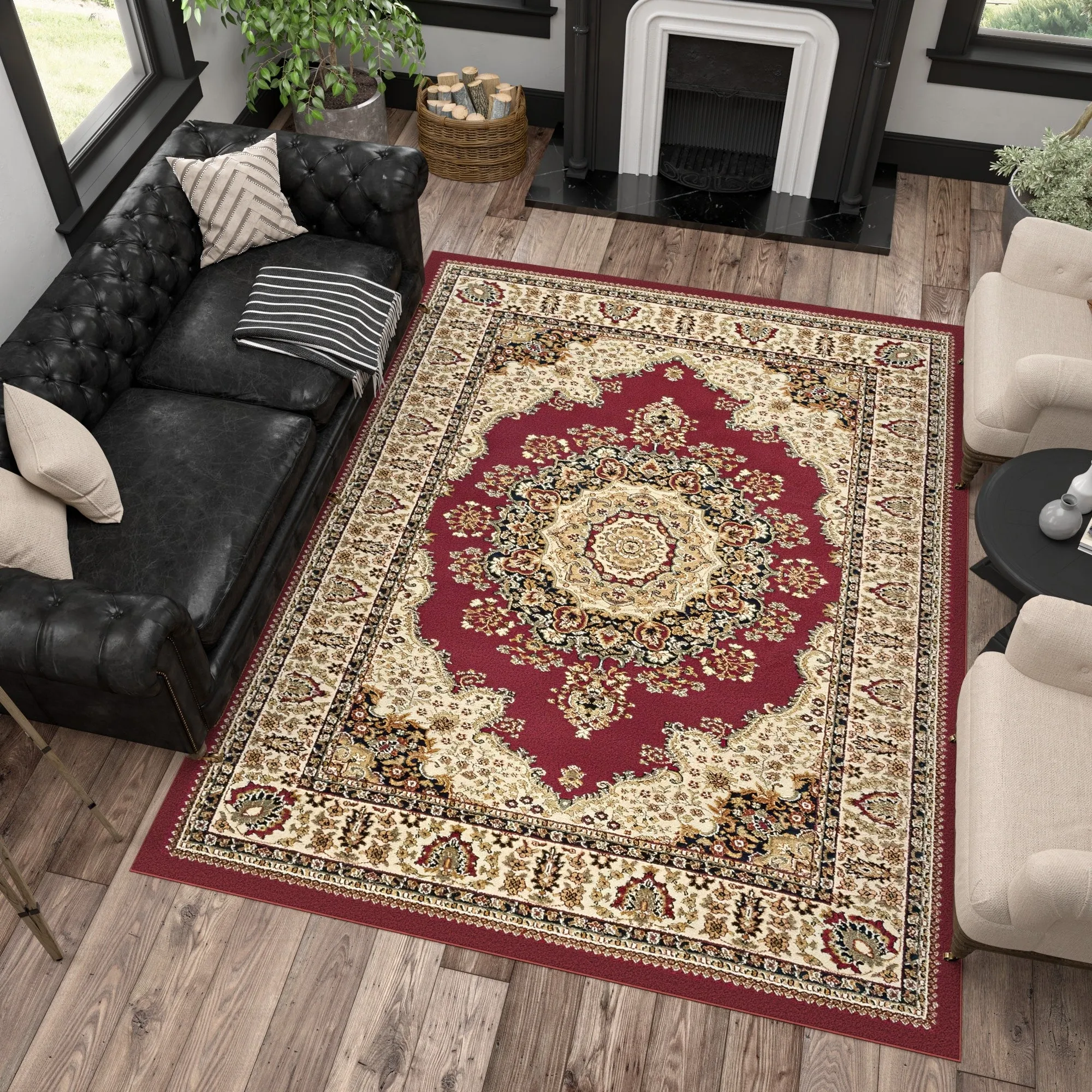 Soho Traditional Medallion Indoor Area Rug