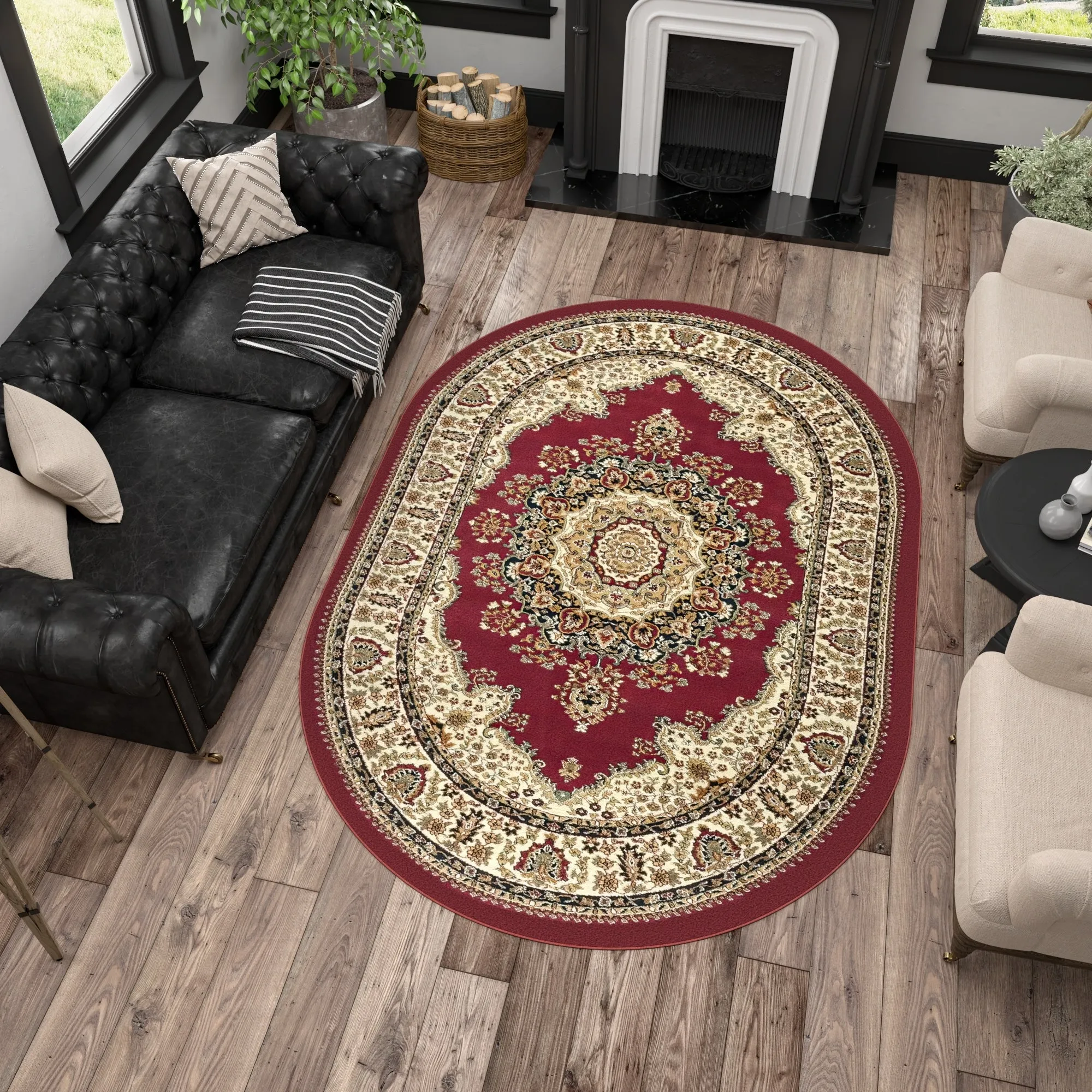 Soho Traditional Medallion Indoor Area Rug
