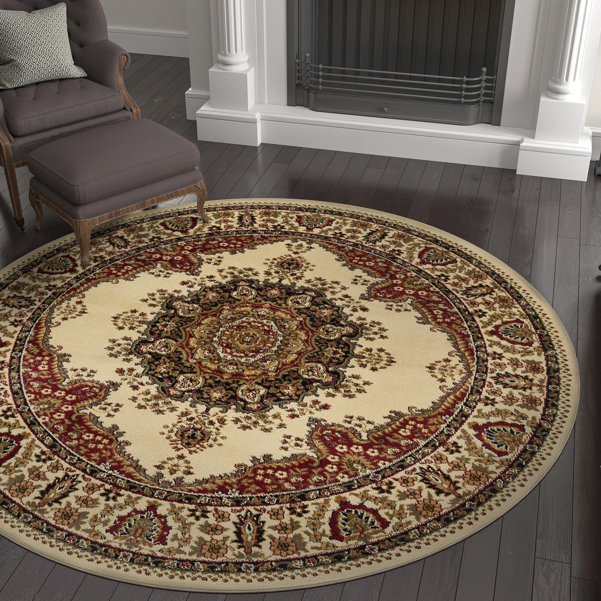 Soho Traditional Medallion Indoor Area Rug