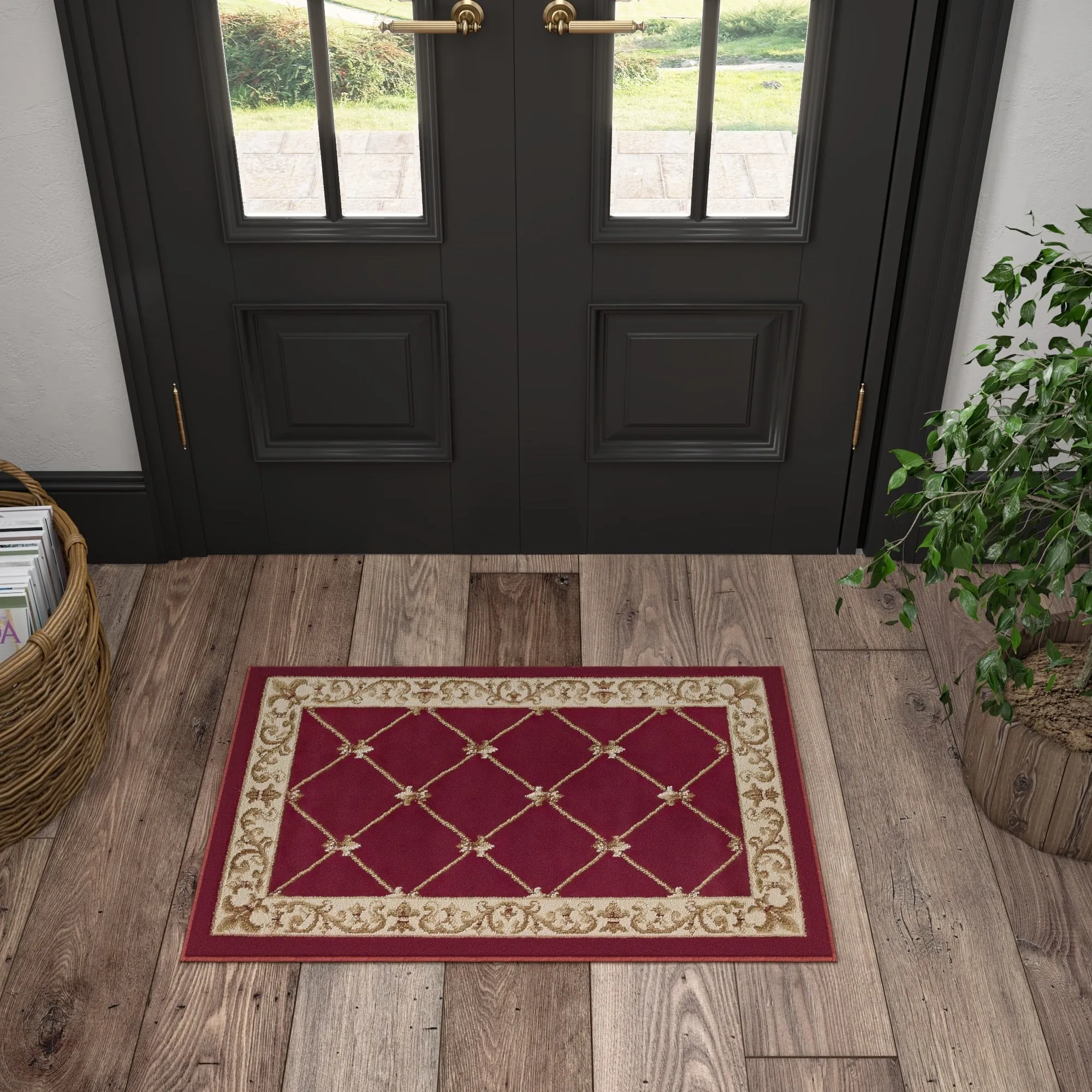 Soho Traditional Scroll Indoor Area Rug