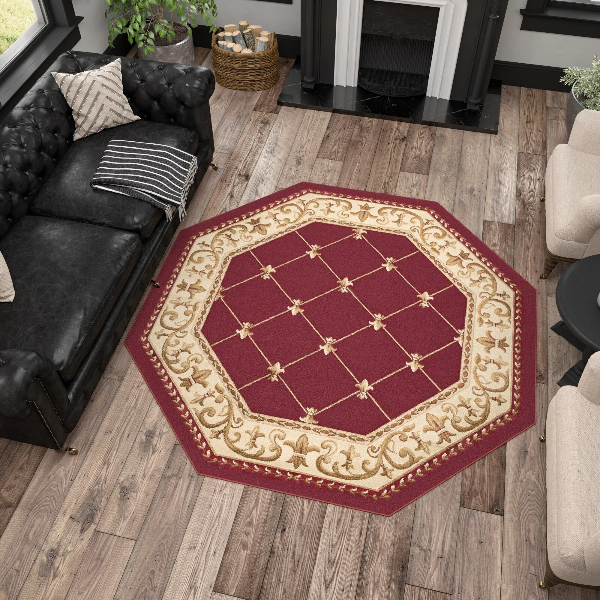Soho Traditional Scroll Indoor Area Rug