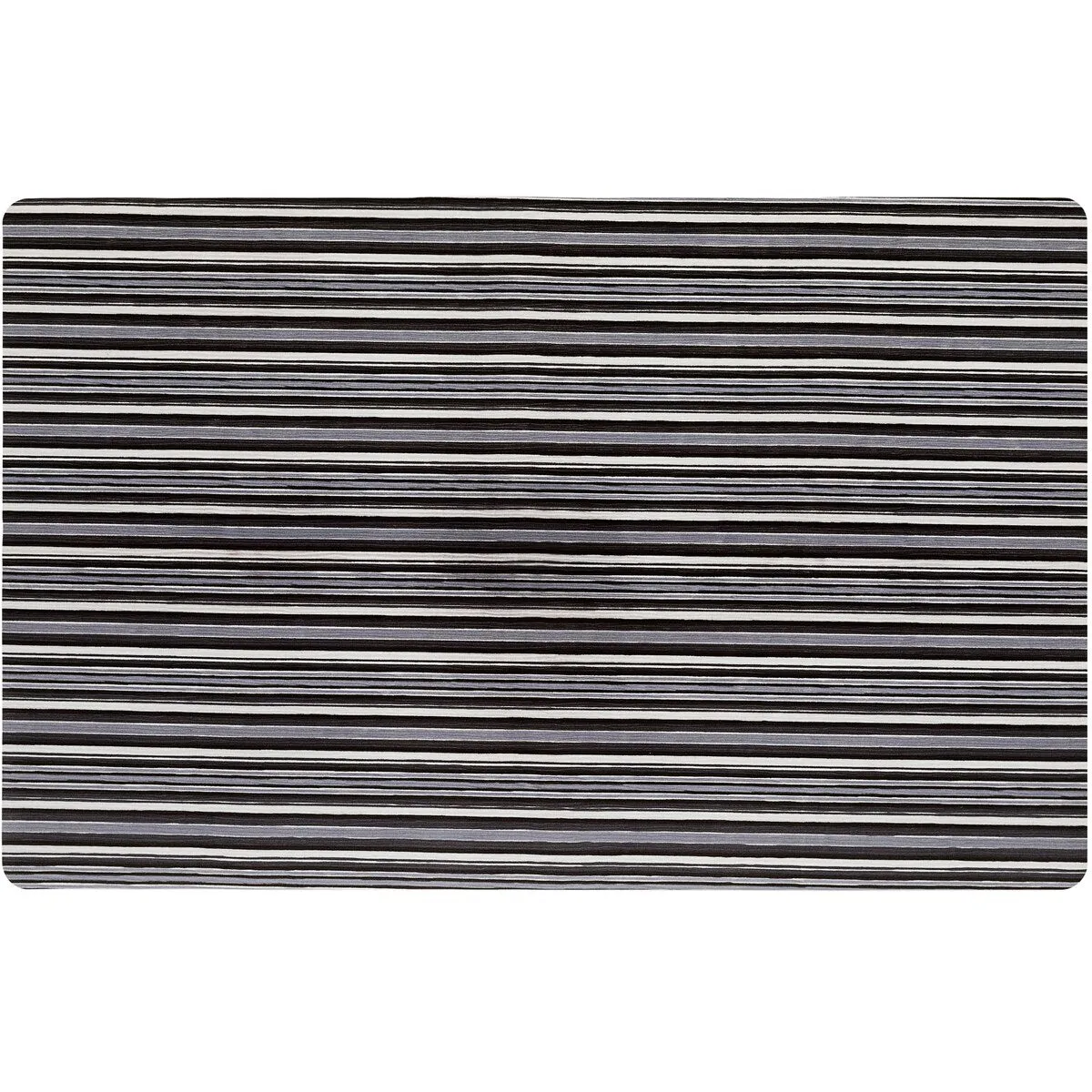 SoHome Smooth Step Striped Machine Washable Kitchen Mat. 24x35