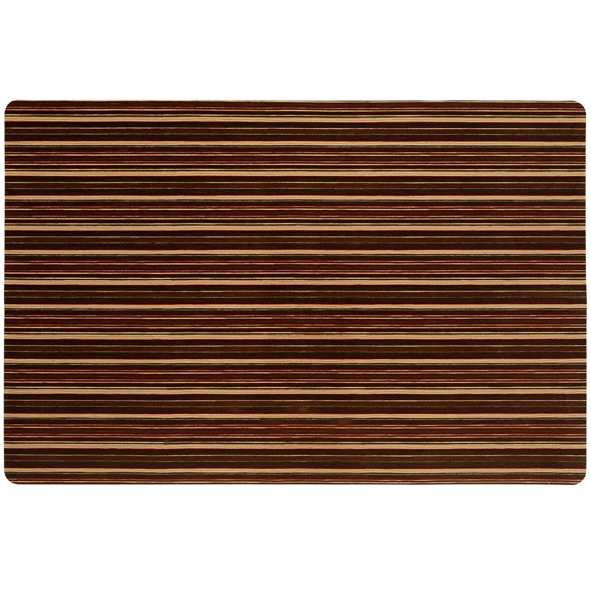 SoHome Smooth Step Striped Machine Washable Kitchen Mat. 24x35