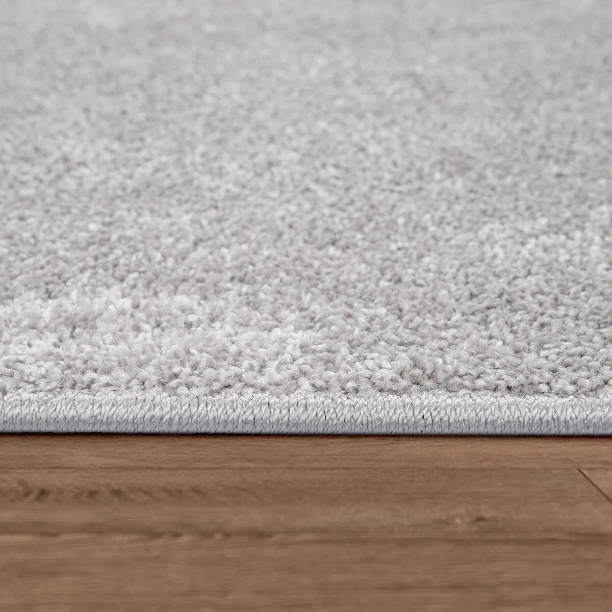 Solid Low-Pile Rug for Living Room in Plain Colors