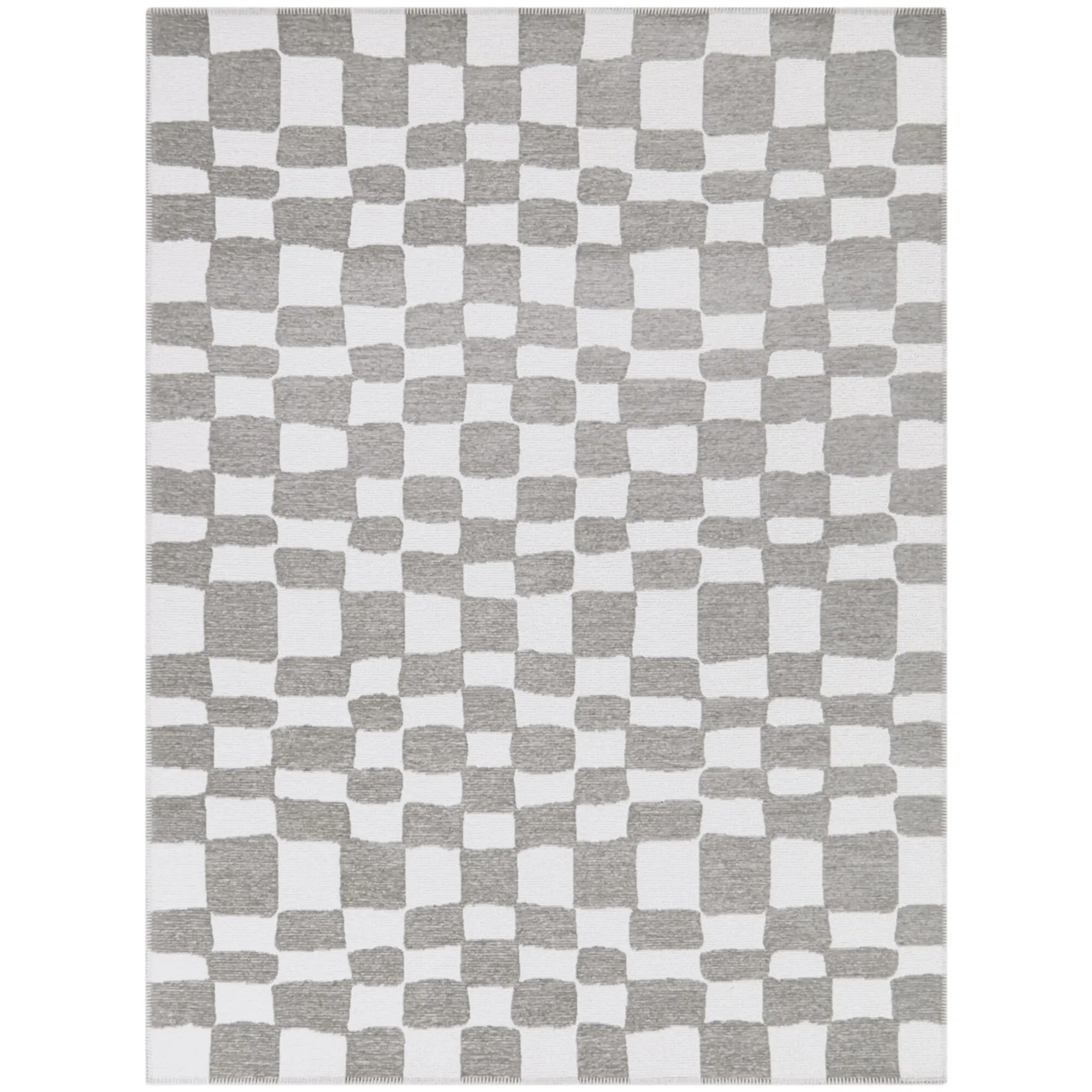 Straker Abstract Checkered Indoor/Outdoor Area Rug