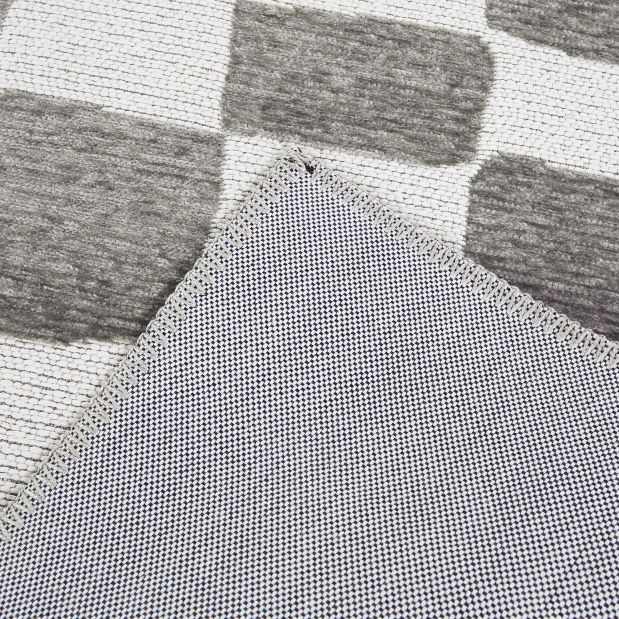 Straker Abstract Checkered Indoor/Outdoor Area Rug