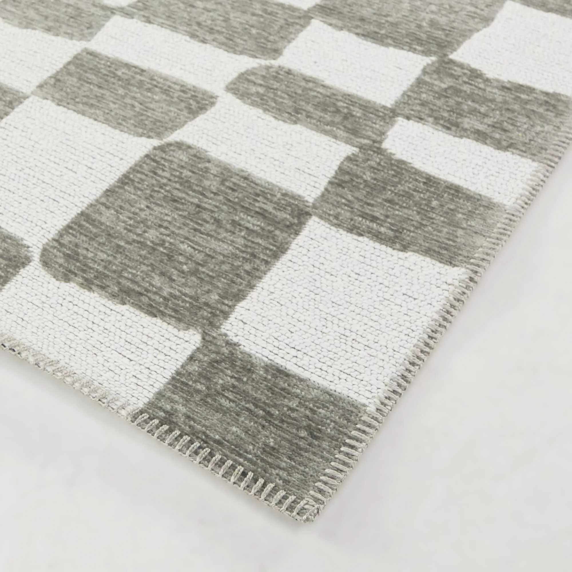 Straker Abstract Checkered Indoor/Outdoor Area Rug