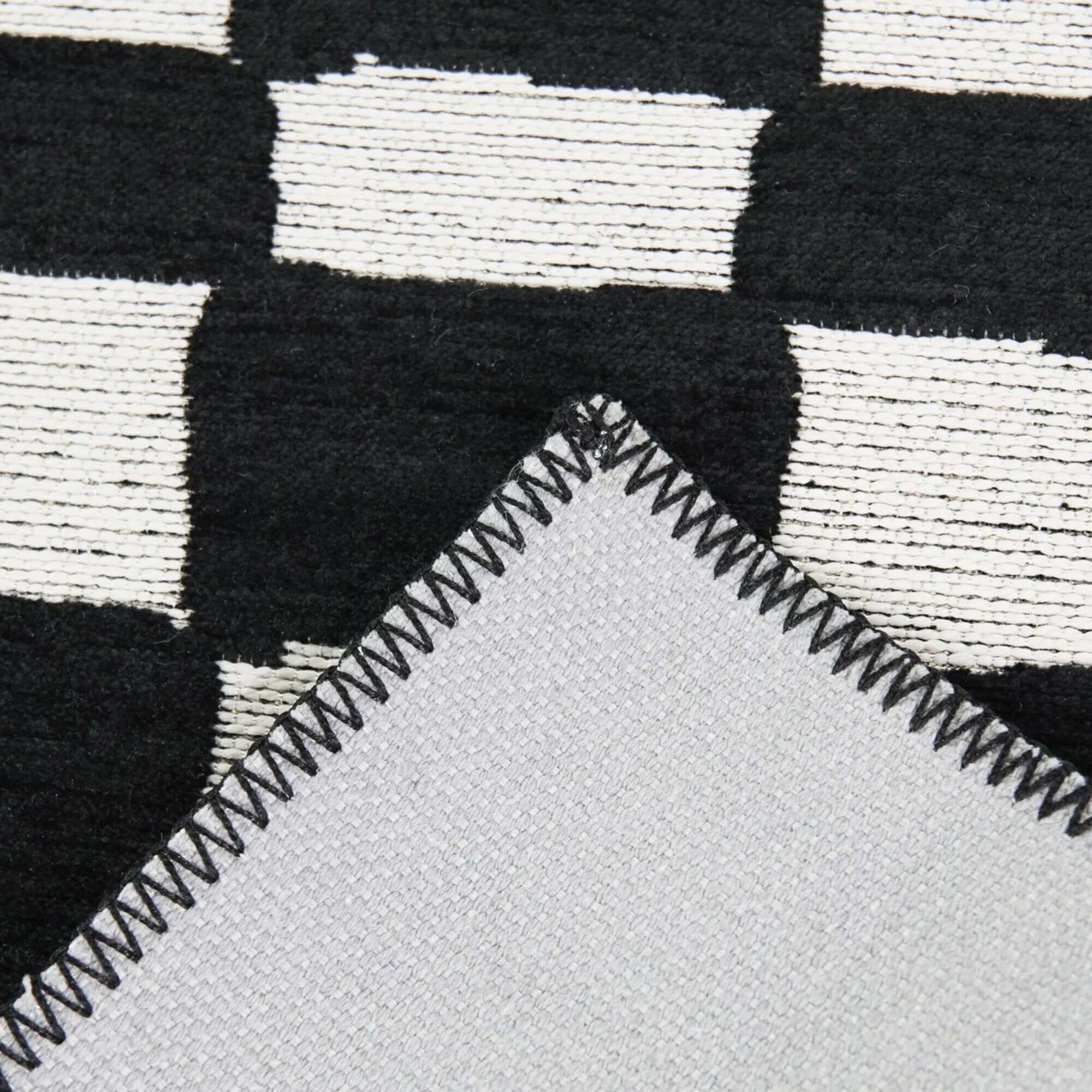 Straker Abstract Checkered Indoor/Outdoor Area Rug