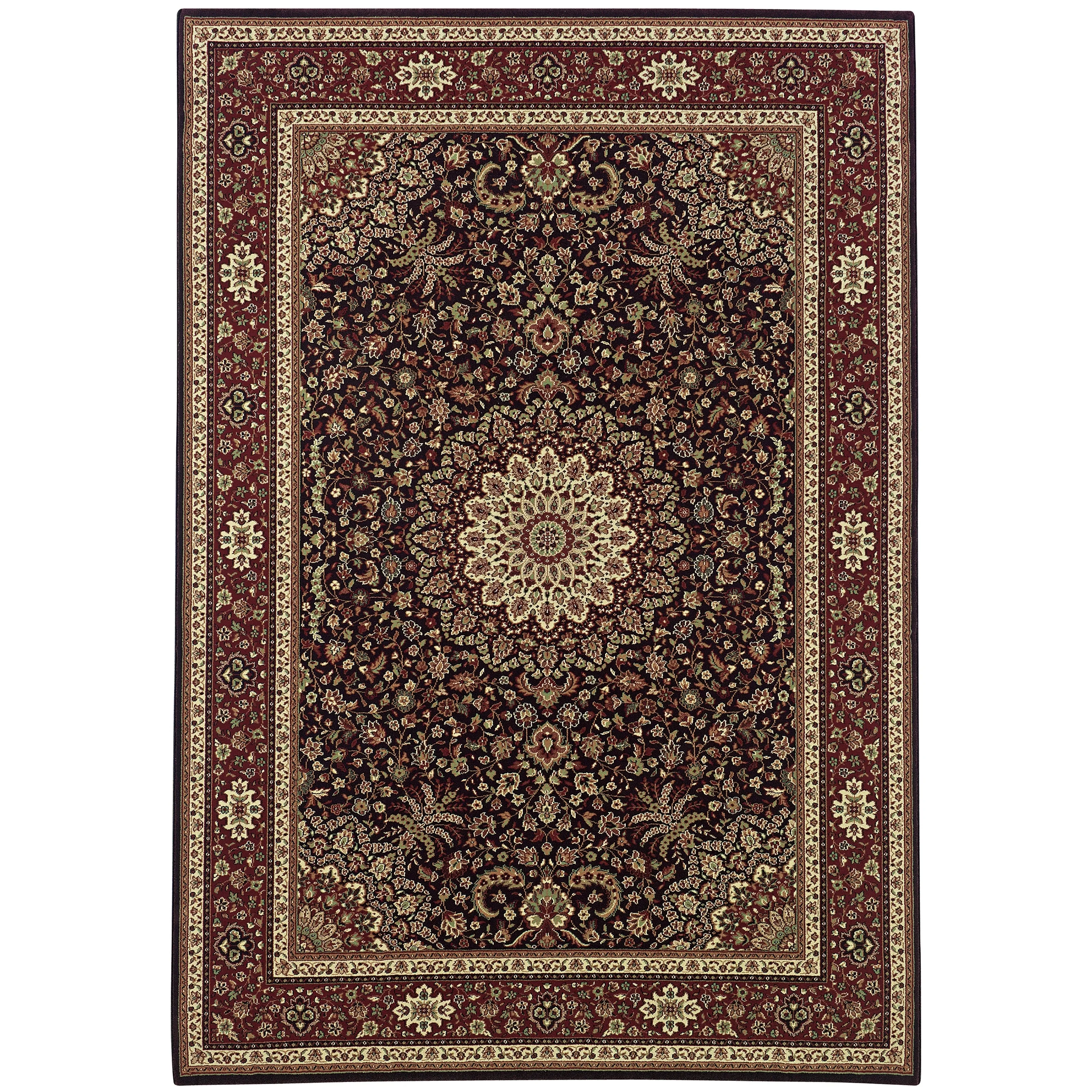 Style Haven Annapolis Persian Flair Blue/ Red Rug