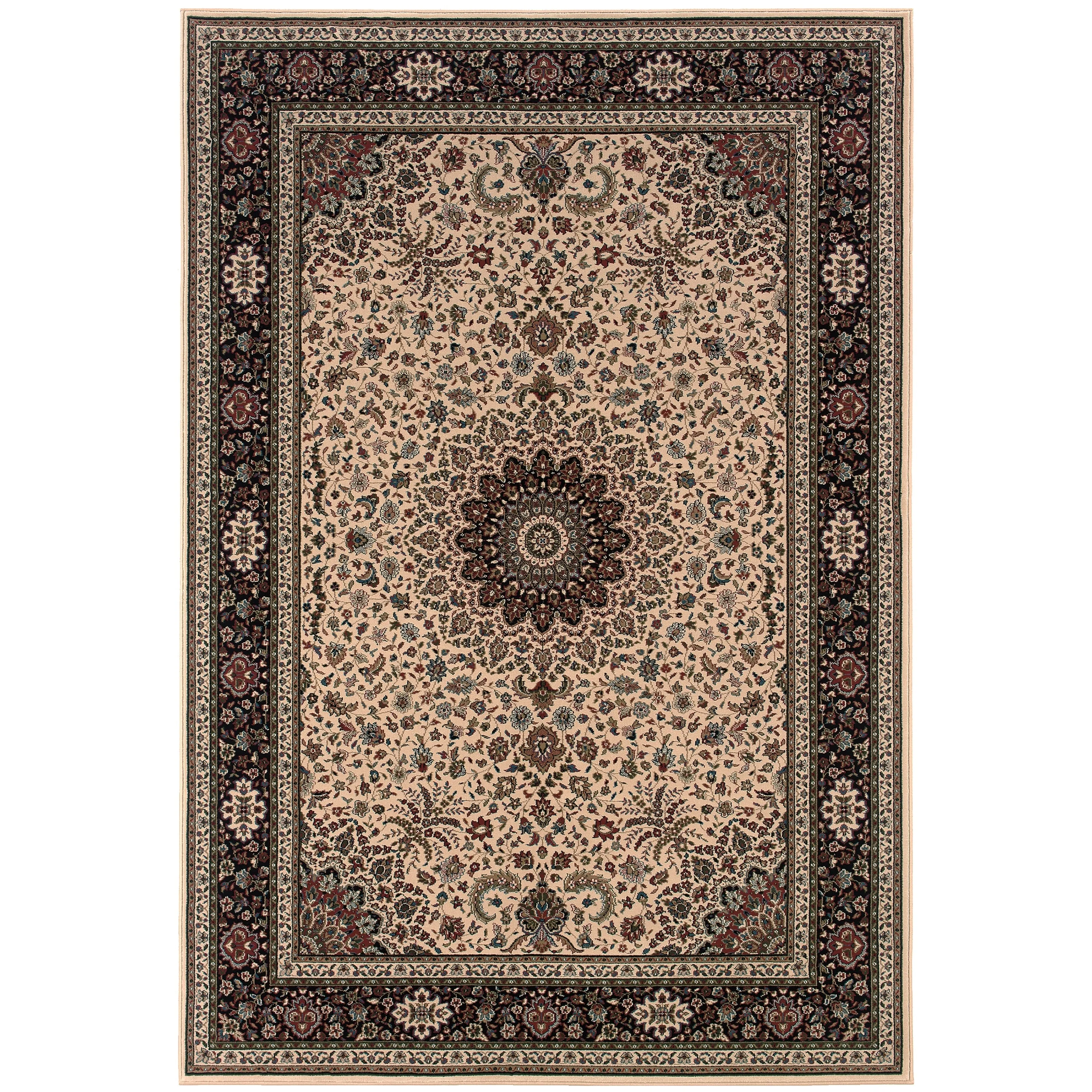 Style Haven Annapolis Persian Flair Blue/ Red Rug