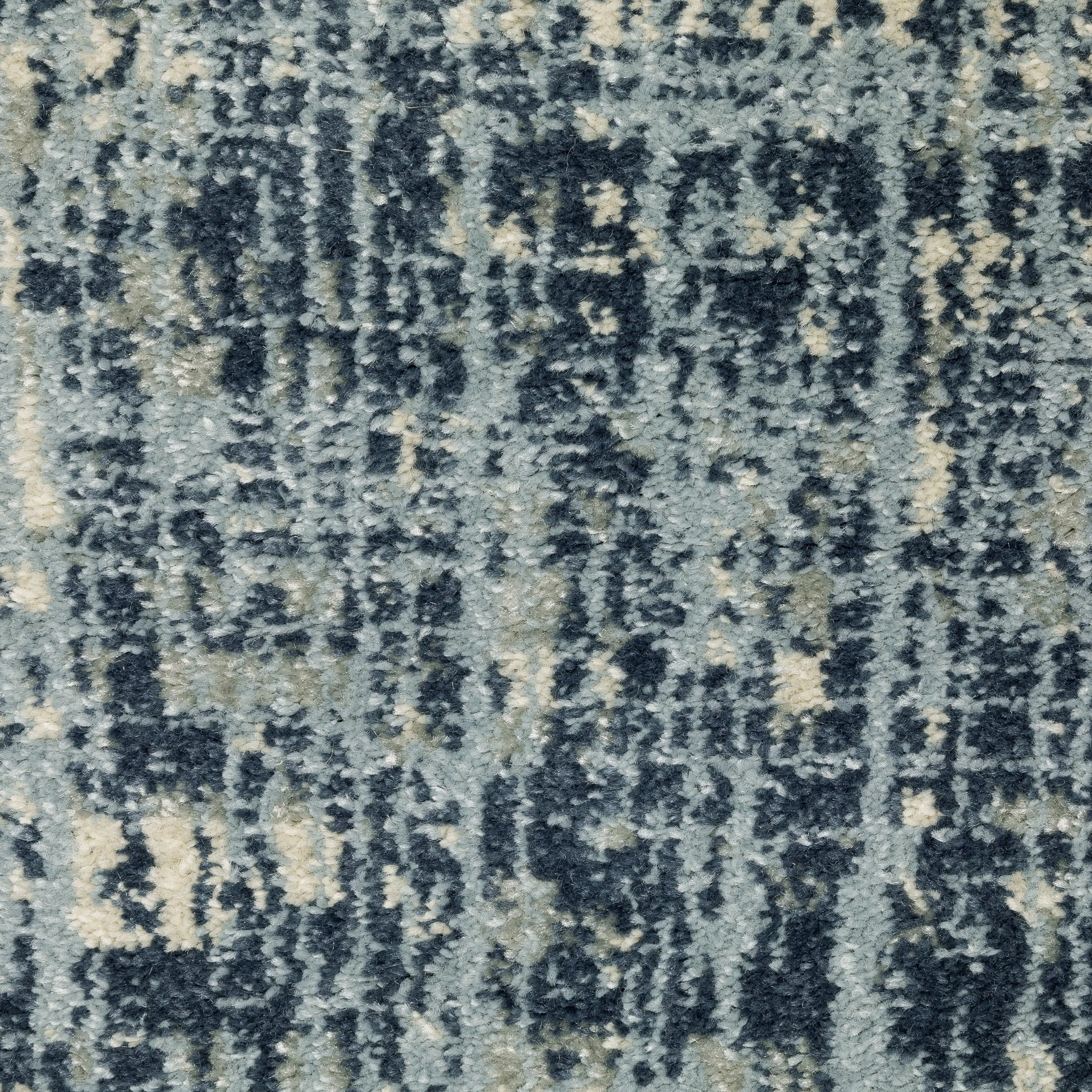 Style Haven Bassel Etched Striped Teal/ Grey Indoor Area Rug