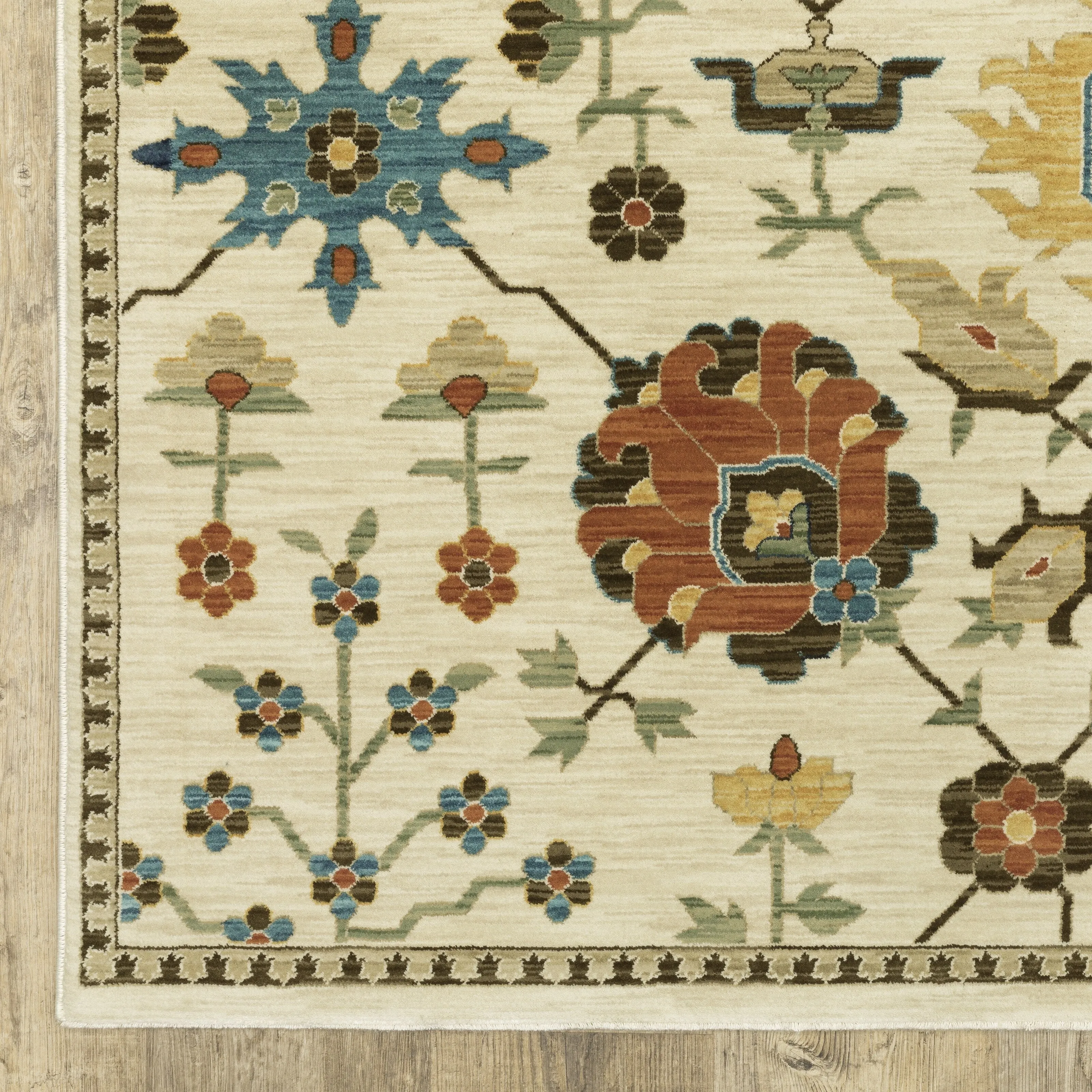Style Haven Federica Bohemian Oriental Fringe Edge Area Rug
