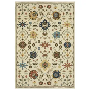 Style Haven Federica Bohemian Oriental Fringe Edge Area Rug