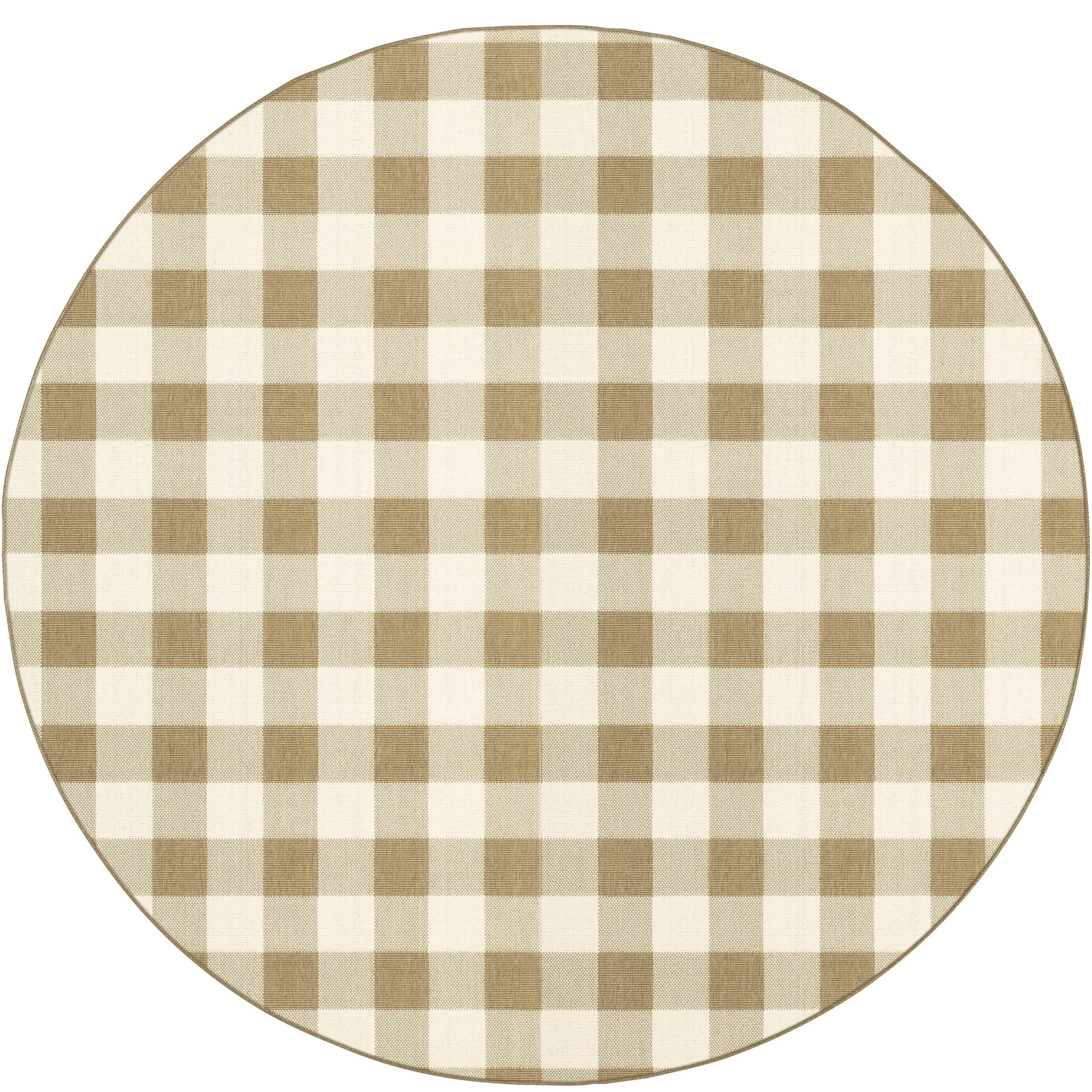 Style Haven Gingham Check Indoor/Outdoor Area Rug..