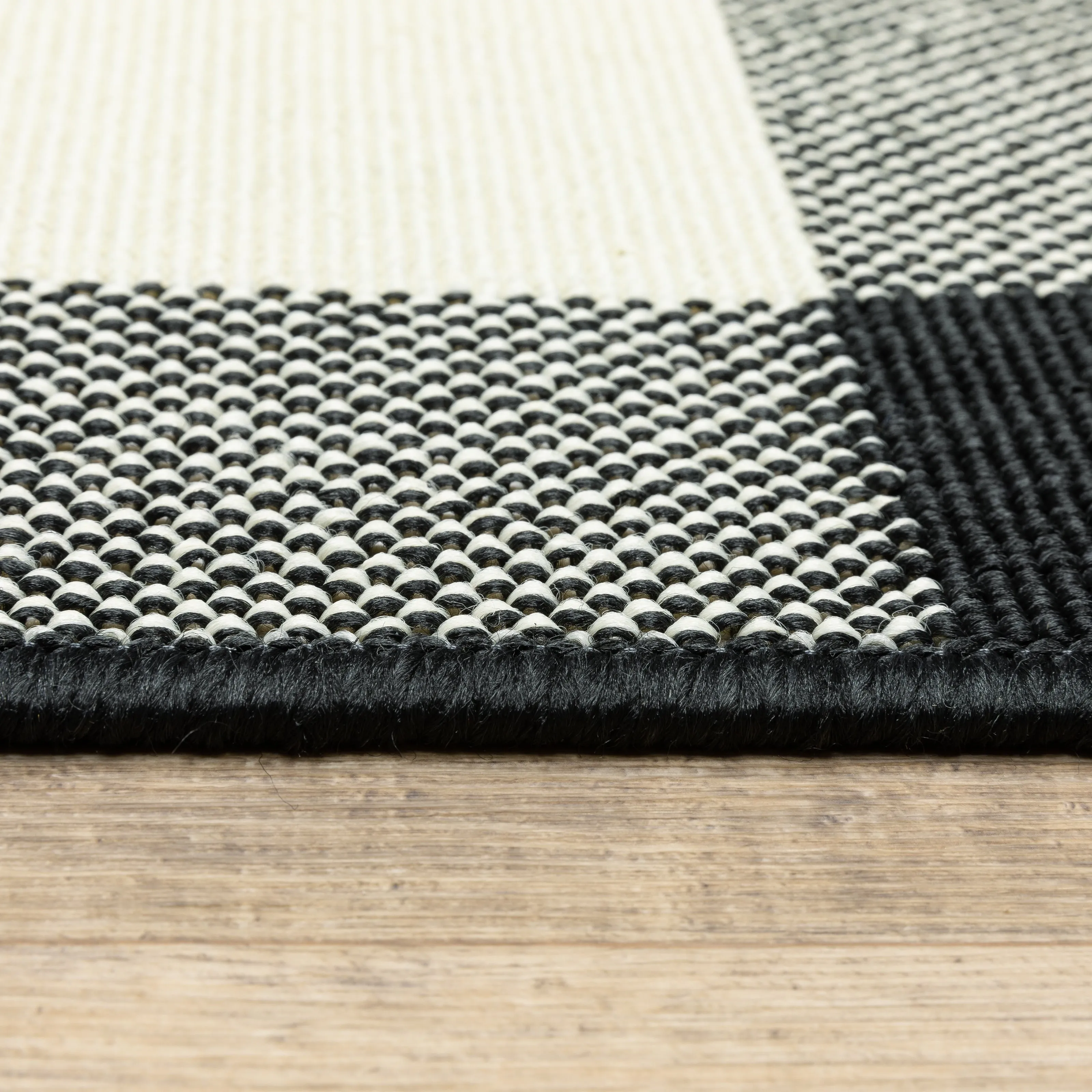 Style Haven Gingham Check Indoor/Outdoor Area Rug..