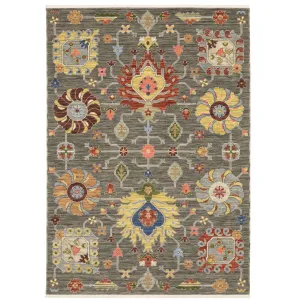 Style Haven Lawson Classic Bohemian Wool Fringe Edge Area Rug
