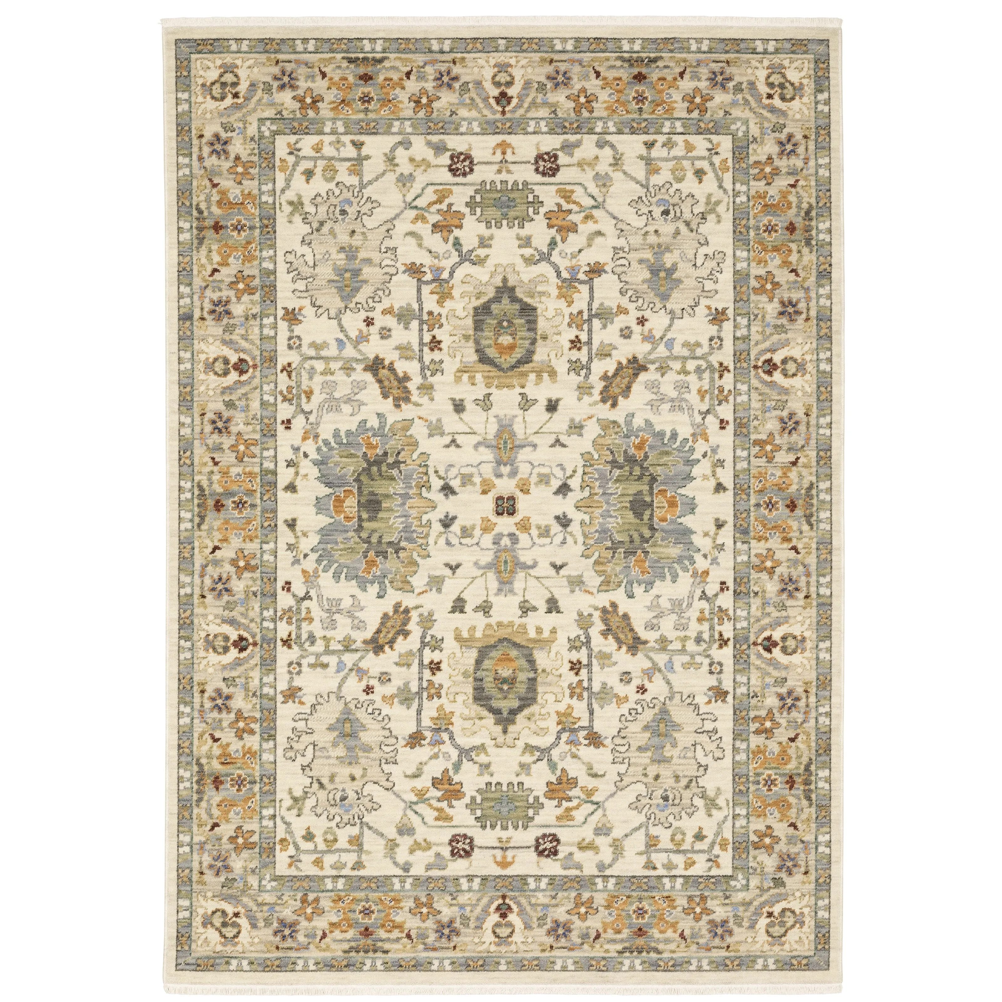 Style Haven Lawson Traditional Persian Indoor Wool Fringe Edge Area Rug
