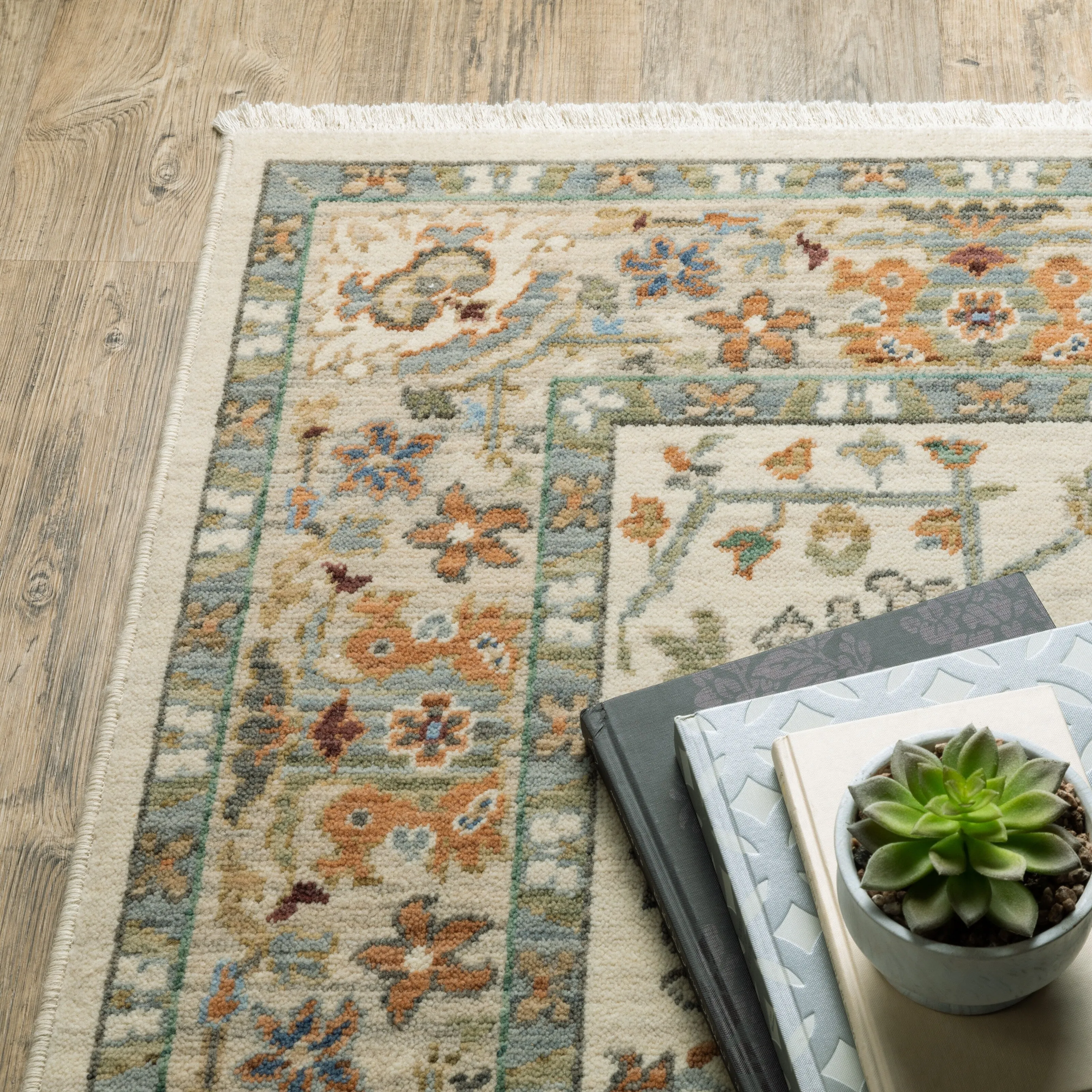 Style Haven Lawson Traditional Persian Indoor Wool Fringe Edge Area Rug