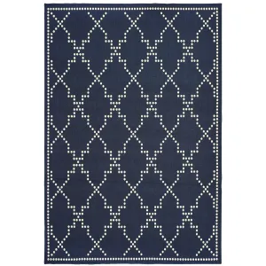 Style Haven Marianna Geometric Trellis Indoor Outdoor Area Rug
