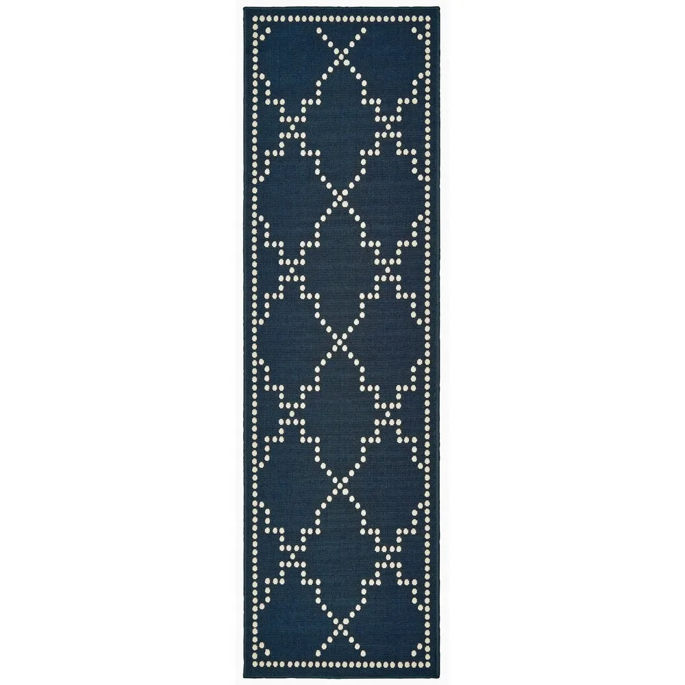 Style Haven Marianna Geometric Trellis Indoor Outdoor Area Rug