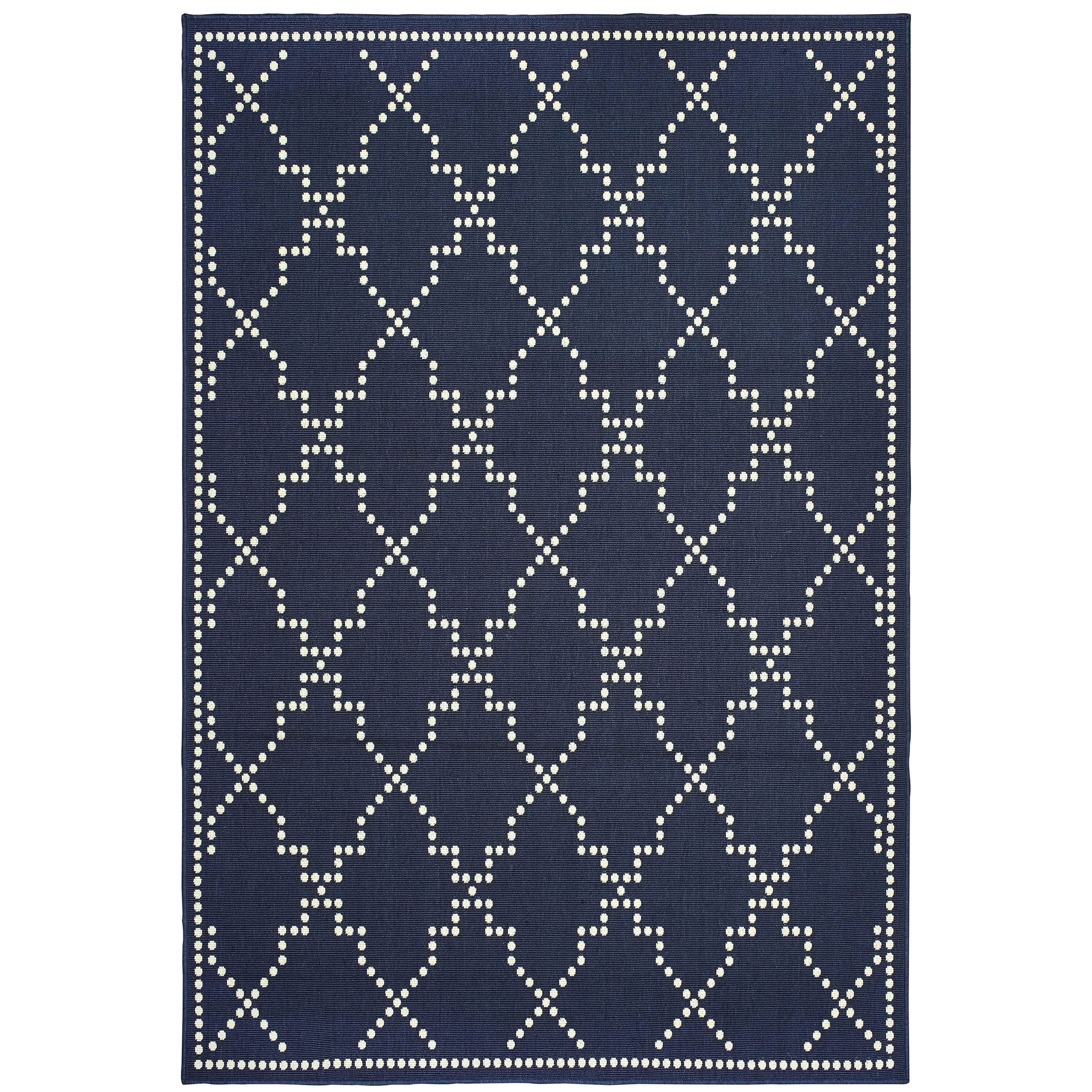 Style Haven Marianna Geometric Trellis Indoor Outdoor Area Rug