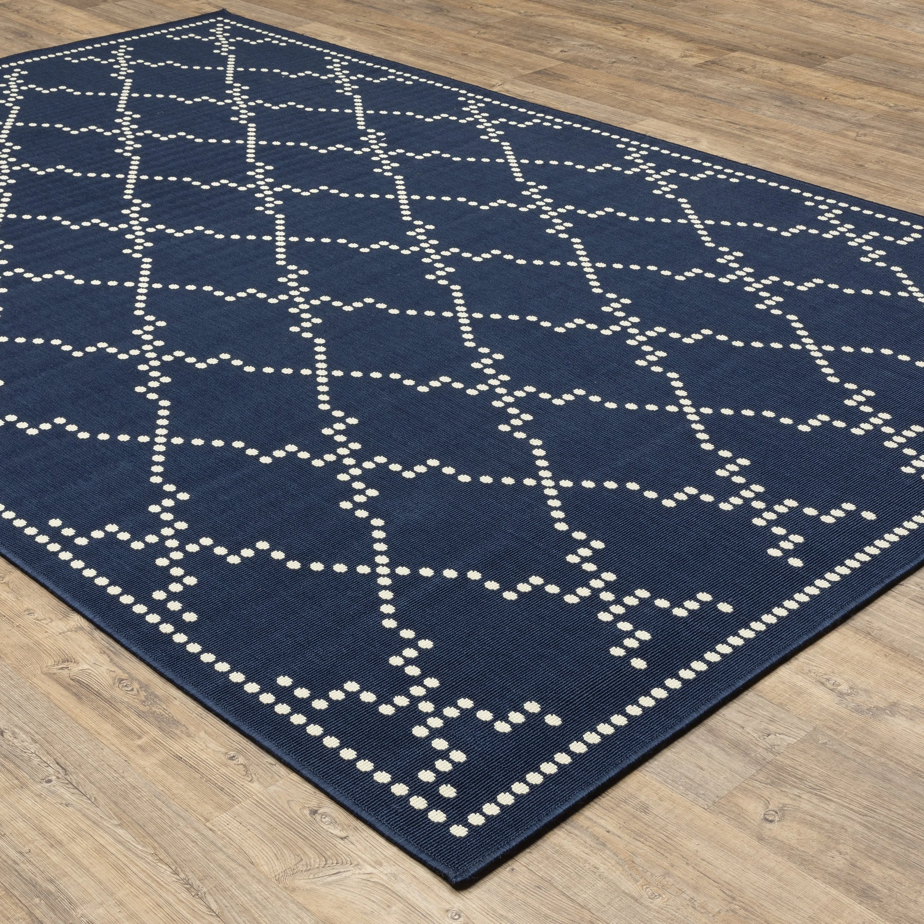 Style Haven Marianna Geometric Trellis Indoor Outdoor Area Rug