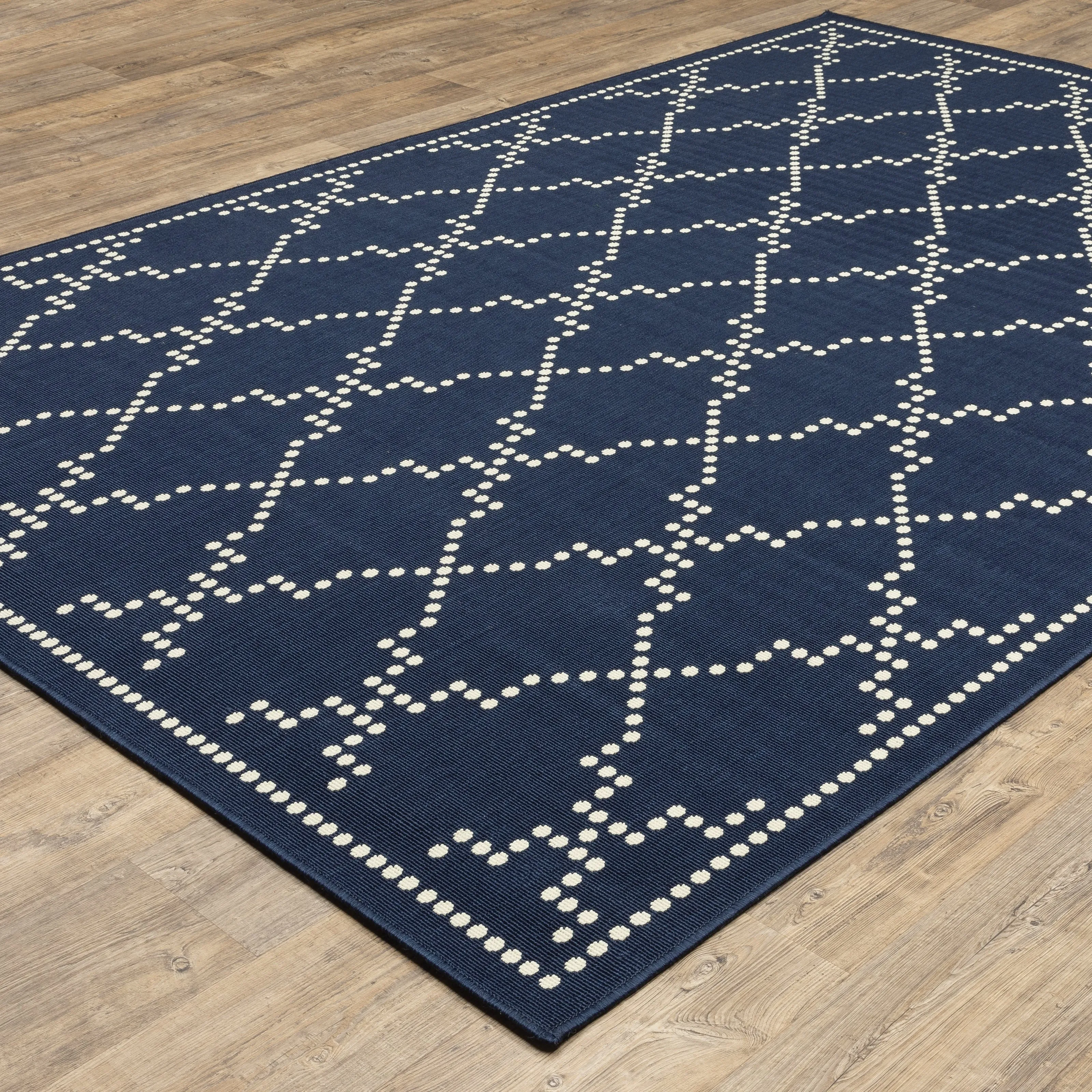 Style Haven Marianna Geometric Trellis Indoor Outdoor Area Rug