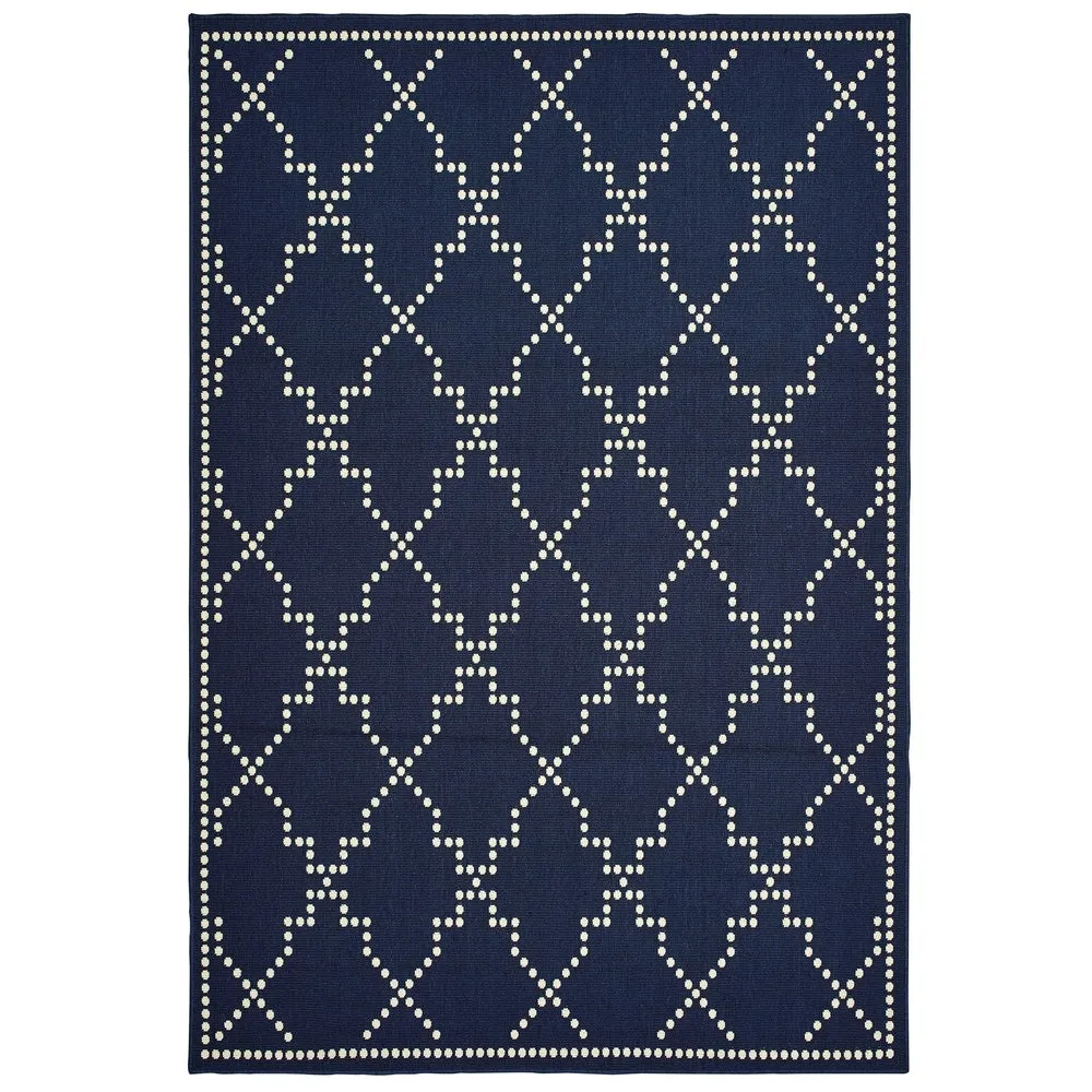 Style Haven Marianna Geometric Trellis Indoor Outdoor Area Rug