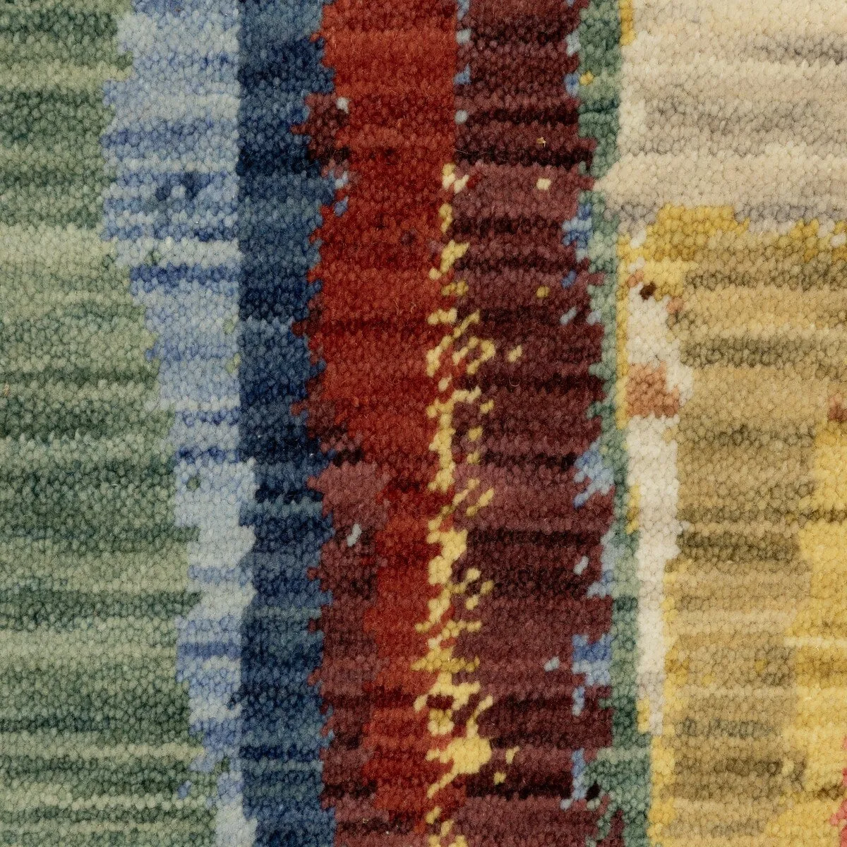 Style Haven Shiloh Painted Abstract Multi/Salmon Wool Blend Area Rug