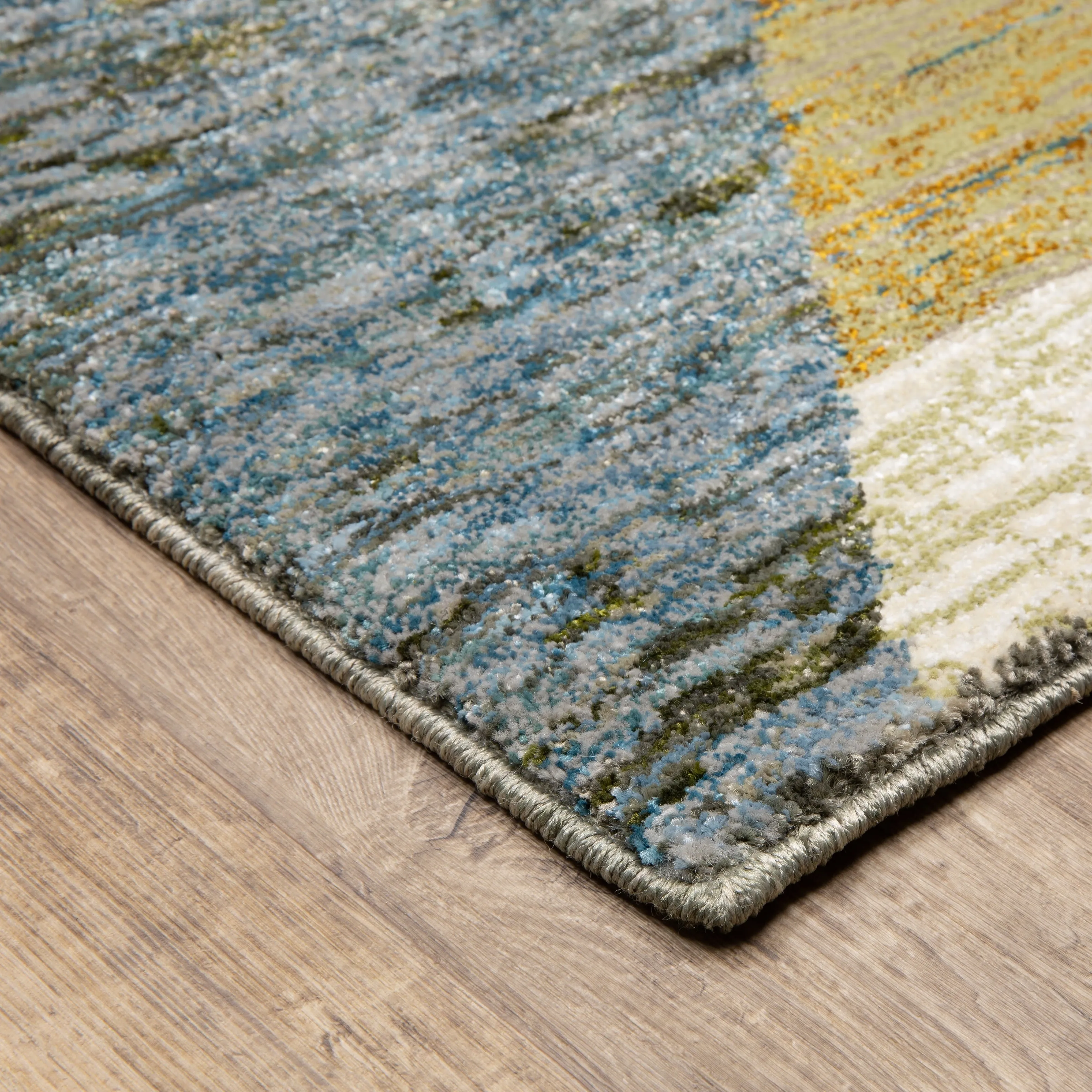 Style Haven Stephan Modern Art-deco Inspired Yellow/Gold Area Rug