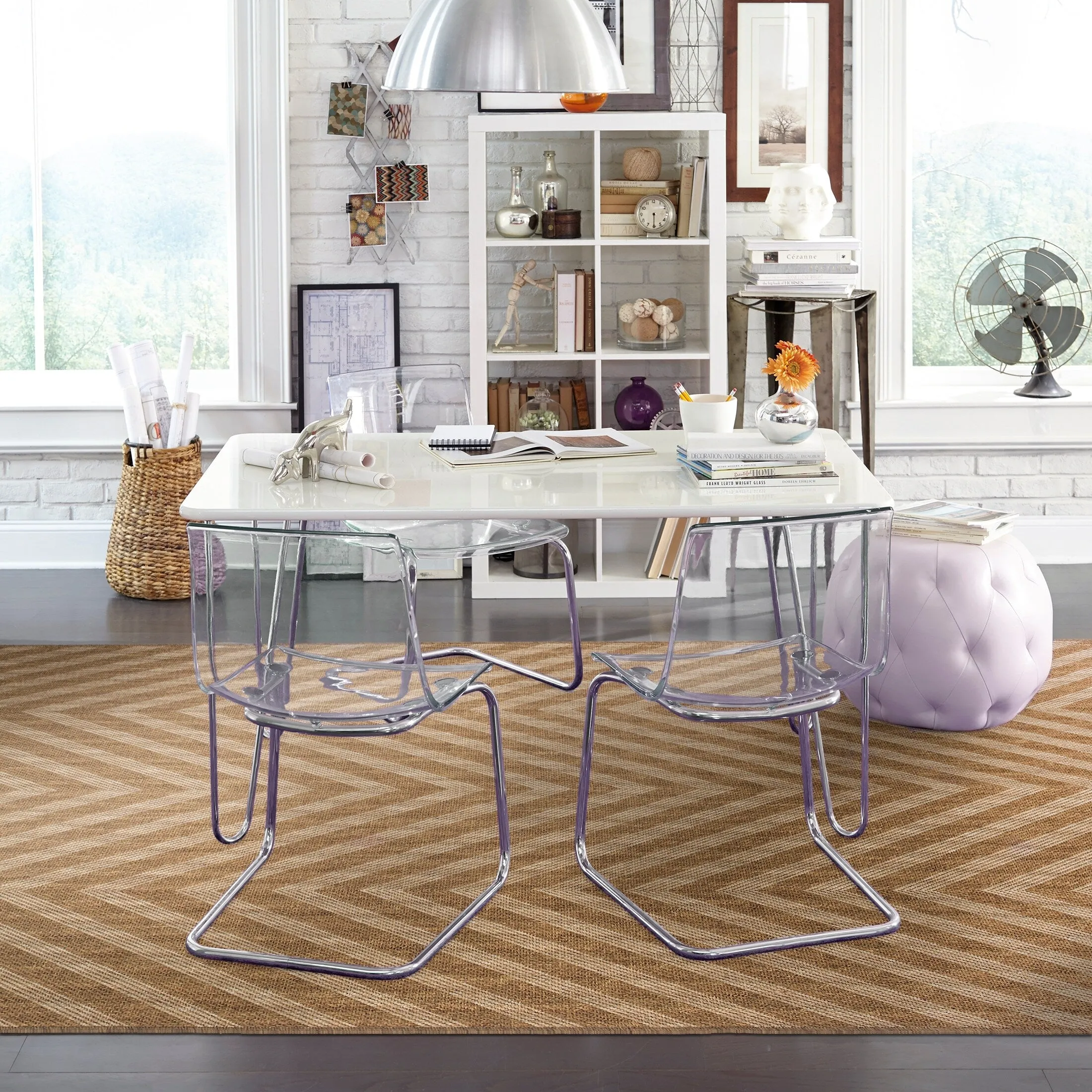 Style Haven Veranda Chevron Tonal Stripes Brown Indoor-Outdoor Rug