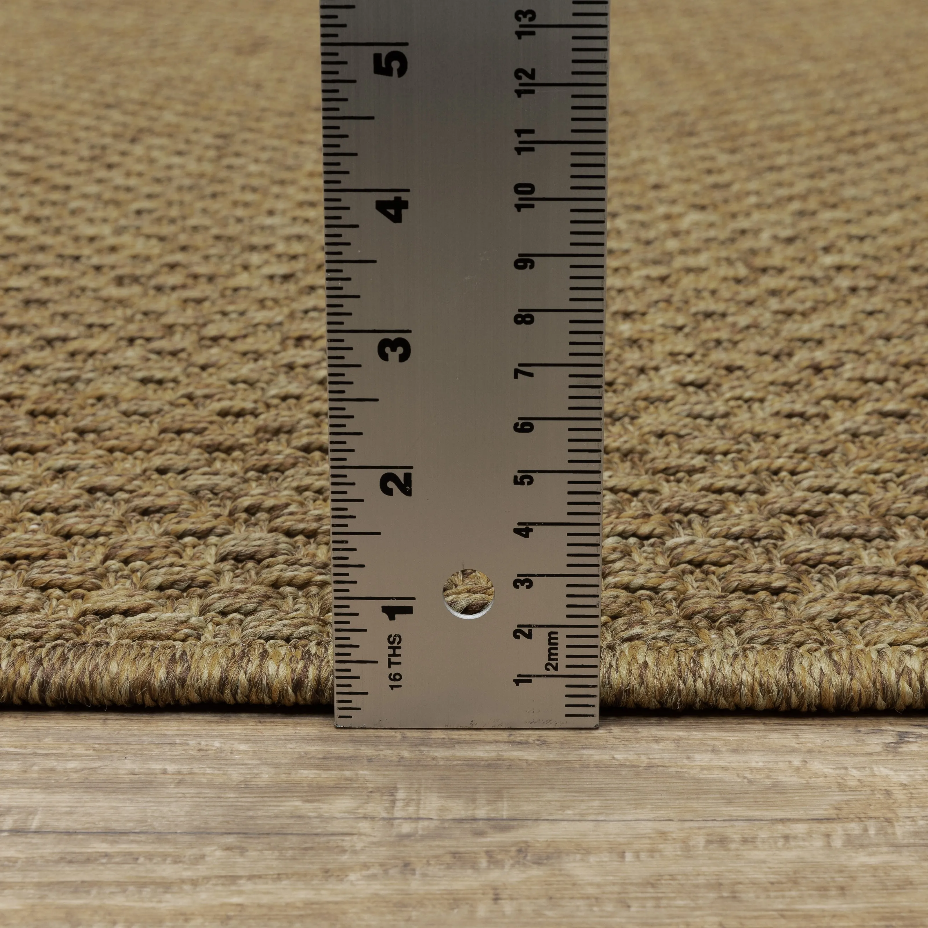 Style Haven Veranda Tonal Woven Basket Weave Indoor-Outdoor Rug
