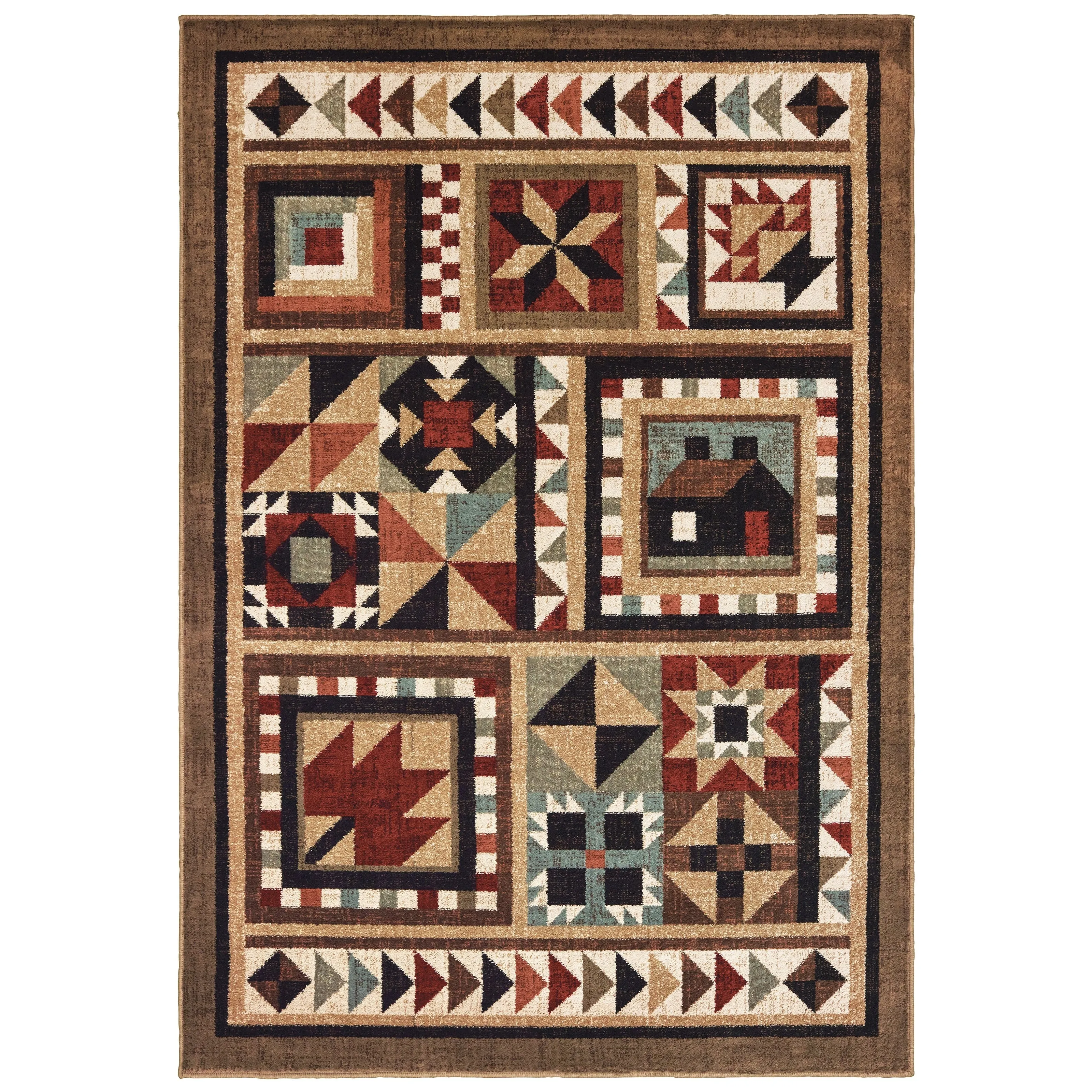 Style Haven Westley Primative Farmhouse Area Rug