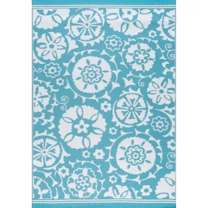 Sundown Beach Floral Indoor/Outdoor Area Rug