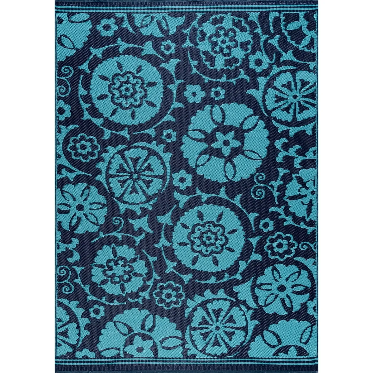 Sundown Beach Floral Indoor/Outdoor Area Rug