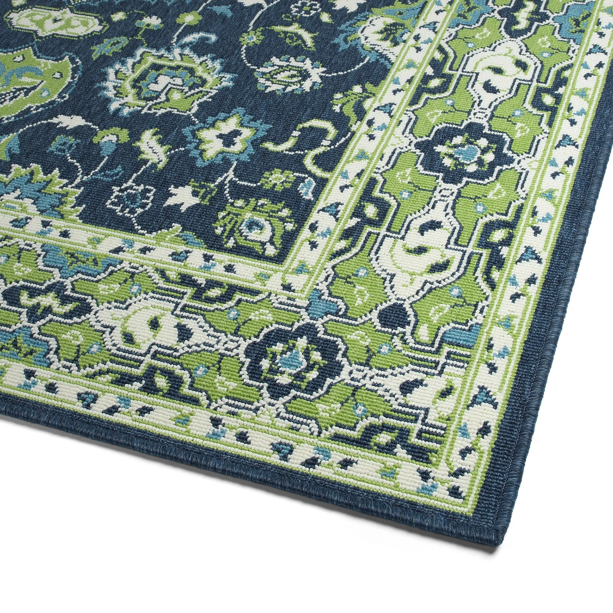 Sunice Traditional Oriental Floral Pattern Indoor/ Outdoor Area Rug